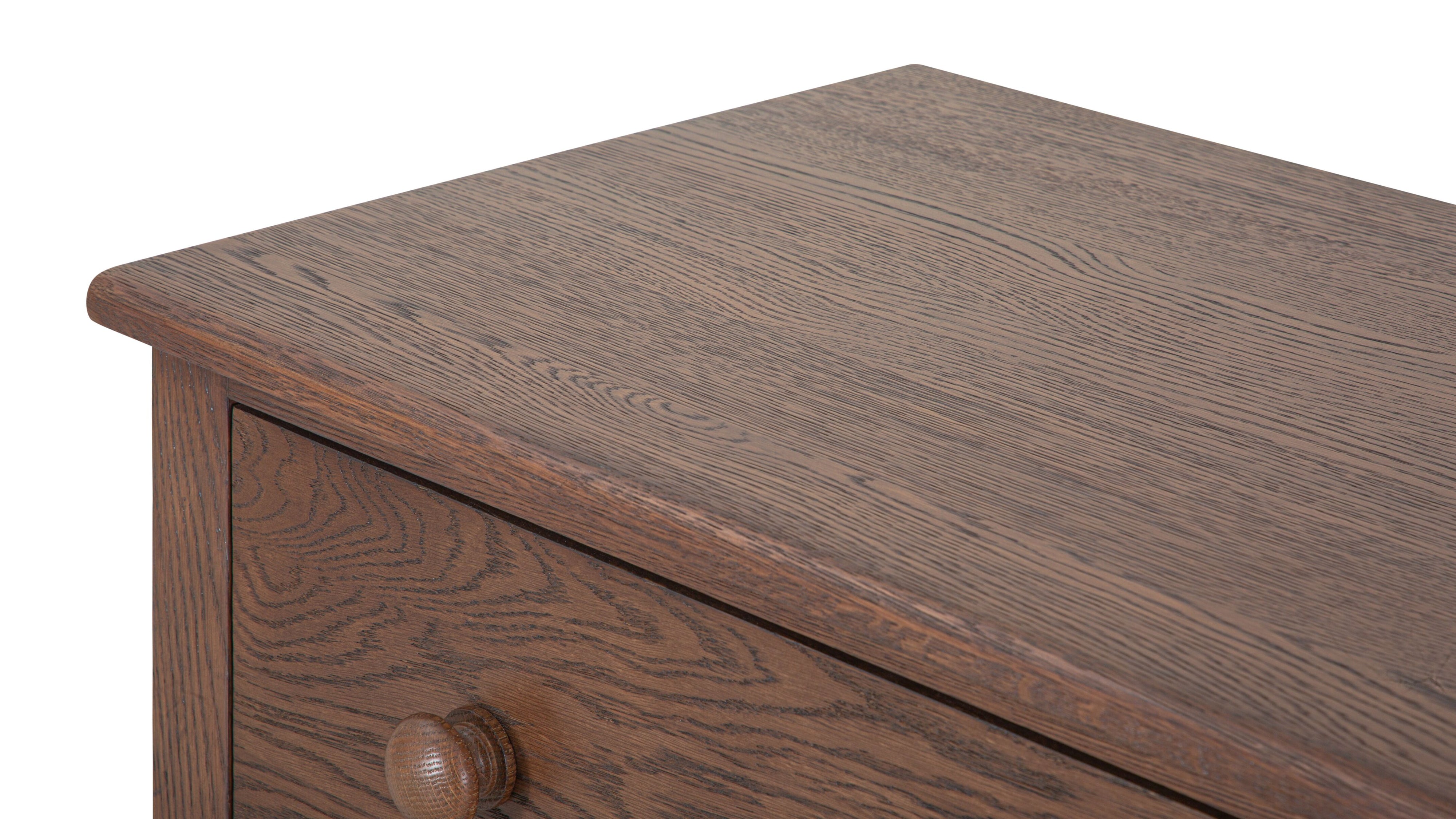 Dovetail Double Dresser, Dark Oak
