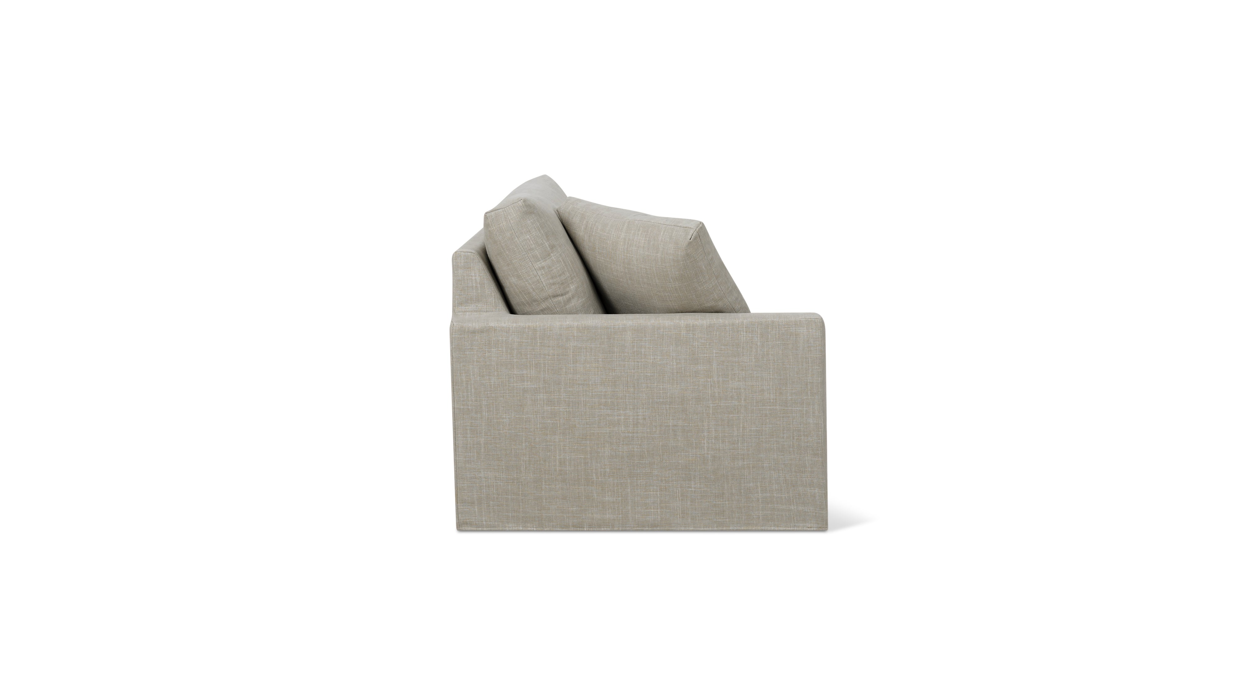 Breeze Left Arm Corner Chair, Standard, Light Pebble