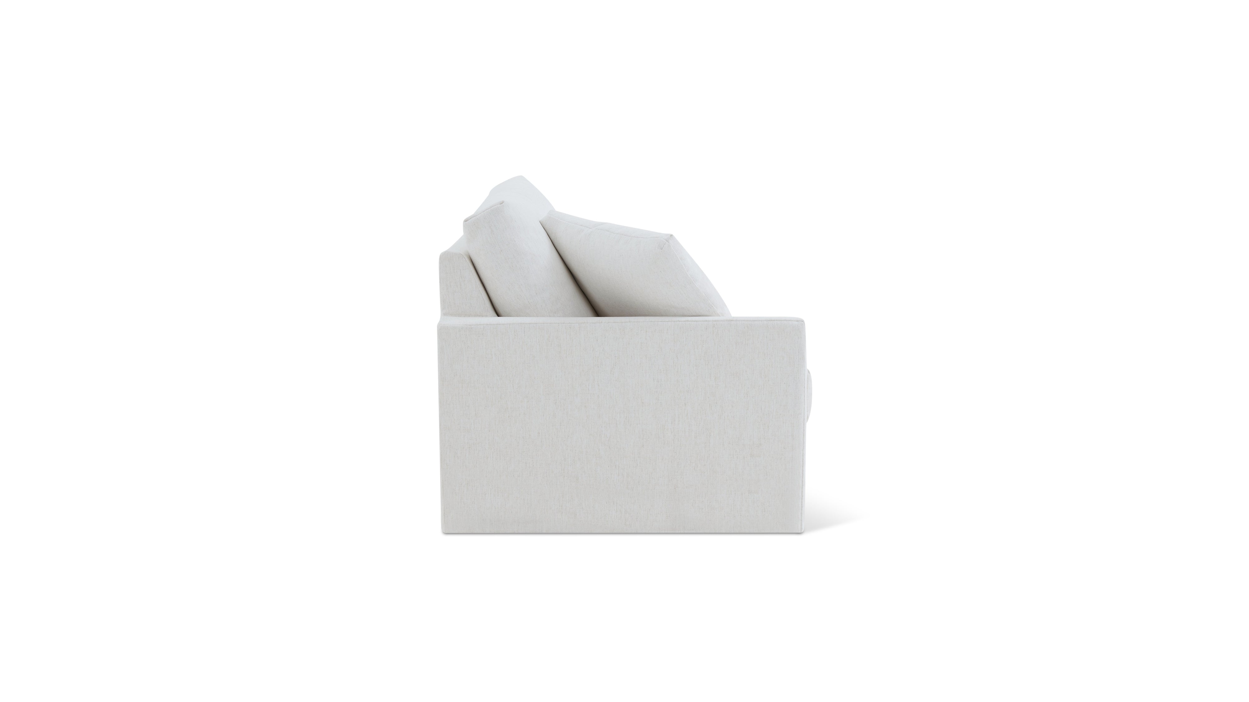 Breeze Left Arm Corner Chair, Standard, Nomad Snow