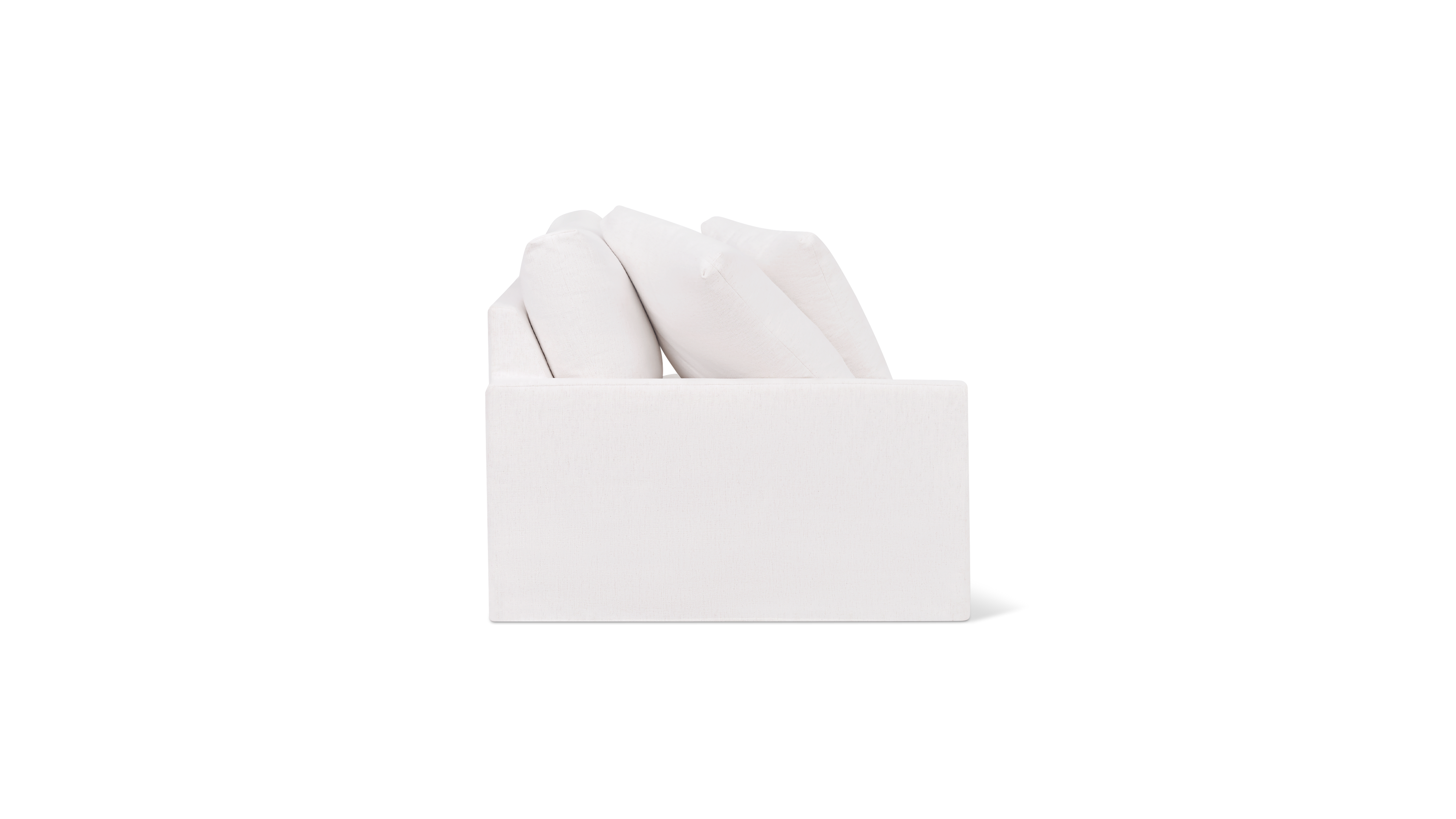 Breeze Left Arm Corner Chair, Large, Nomad Snow
