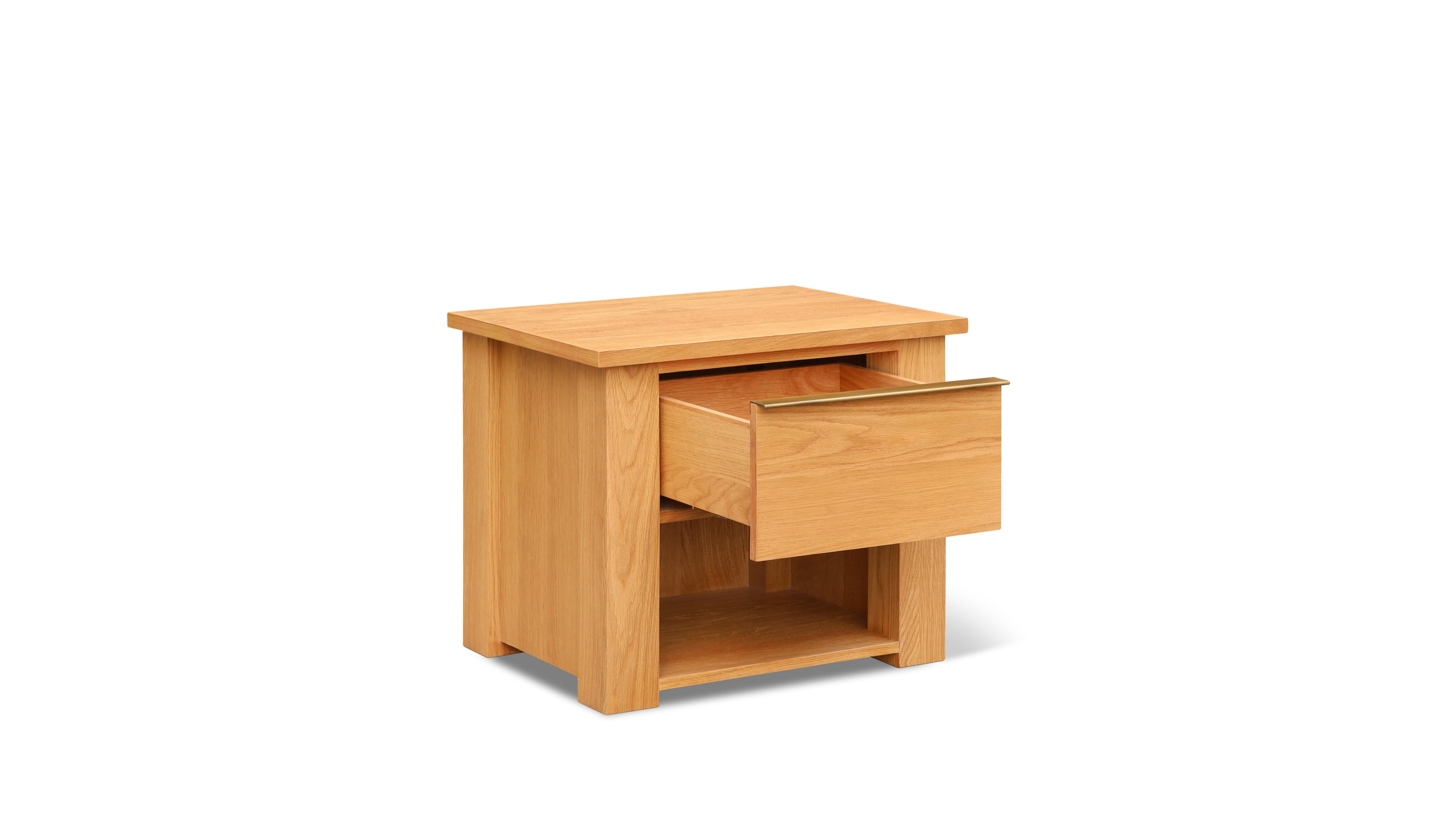 Banks Nightstand, Warm Oak