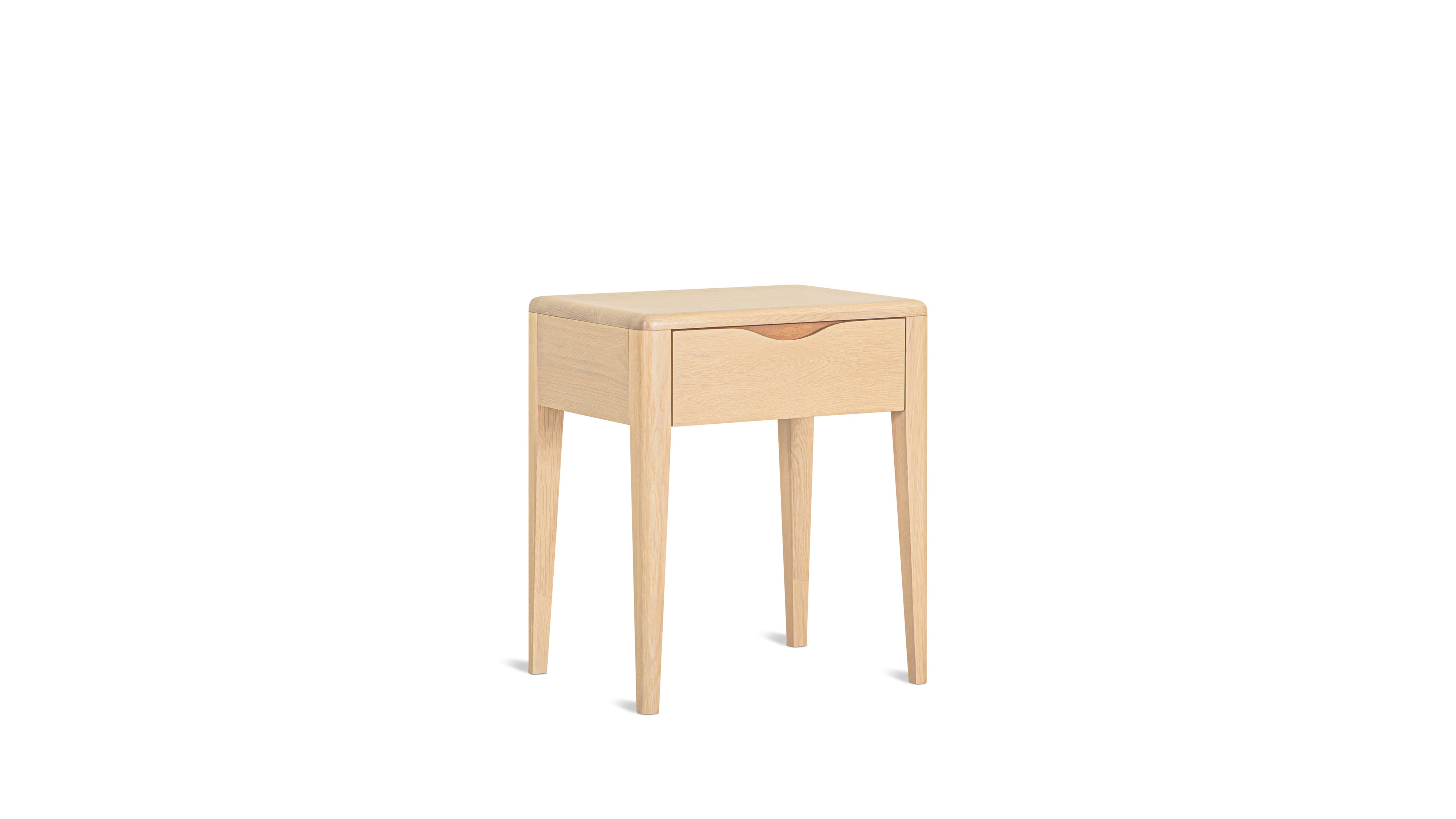 Perch Nightstand, Pale Oak