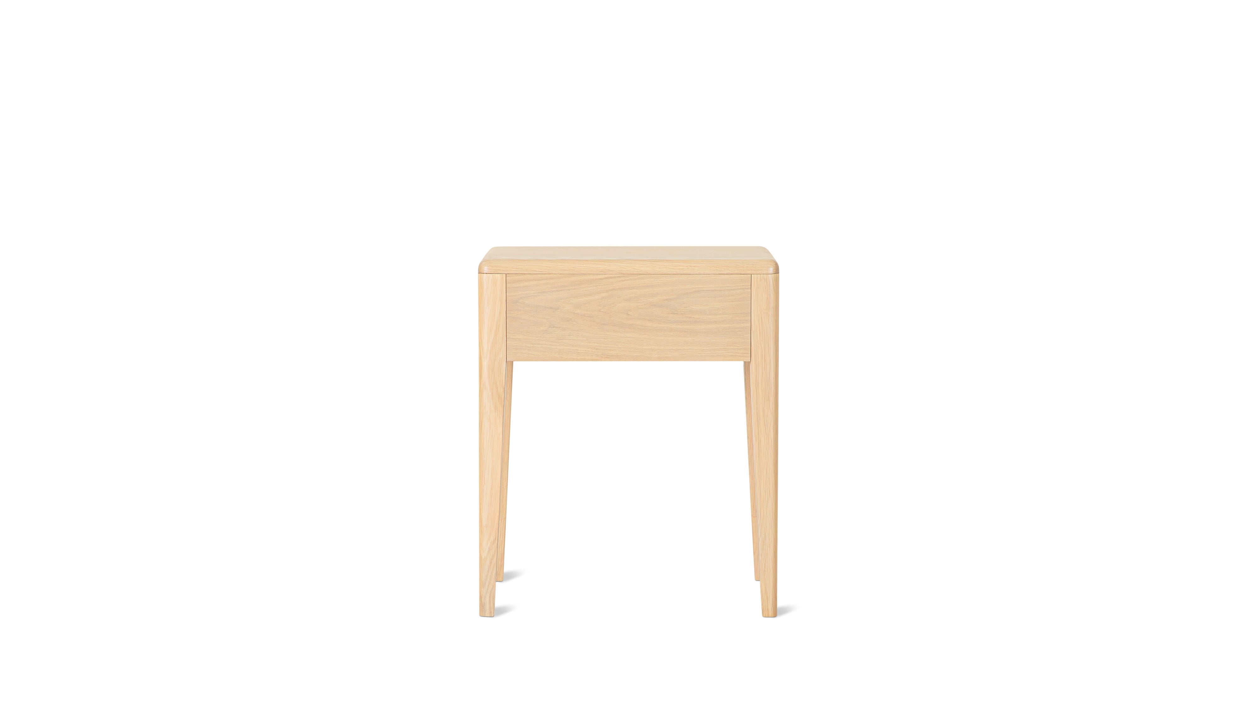 Perch Nightstand, Pale Oak