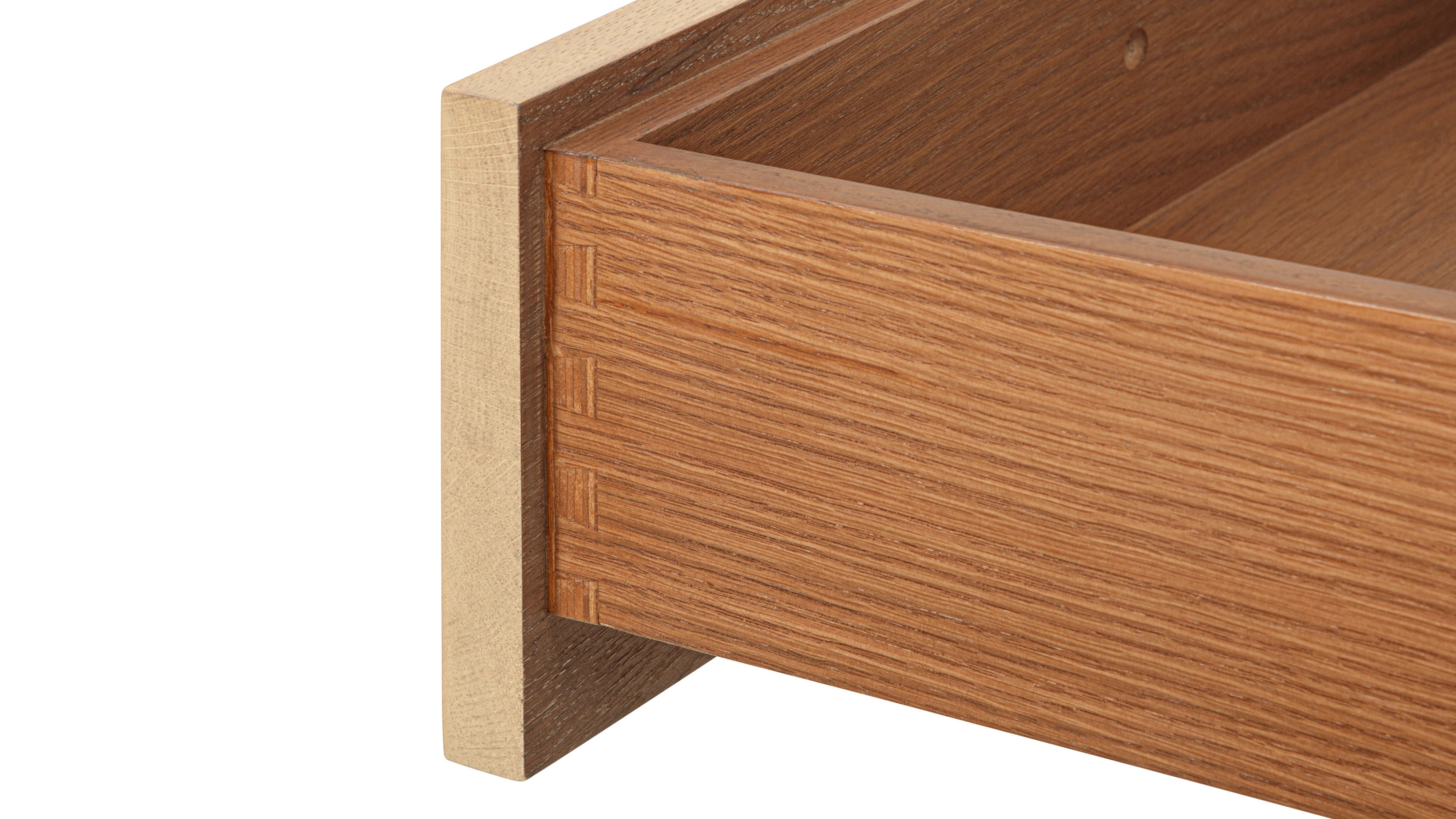 Perch Nightstand, Pale Oak