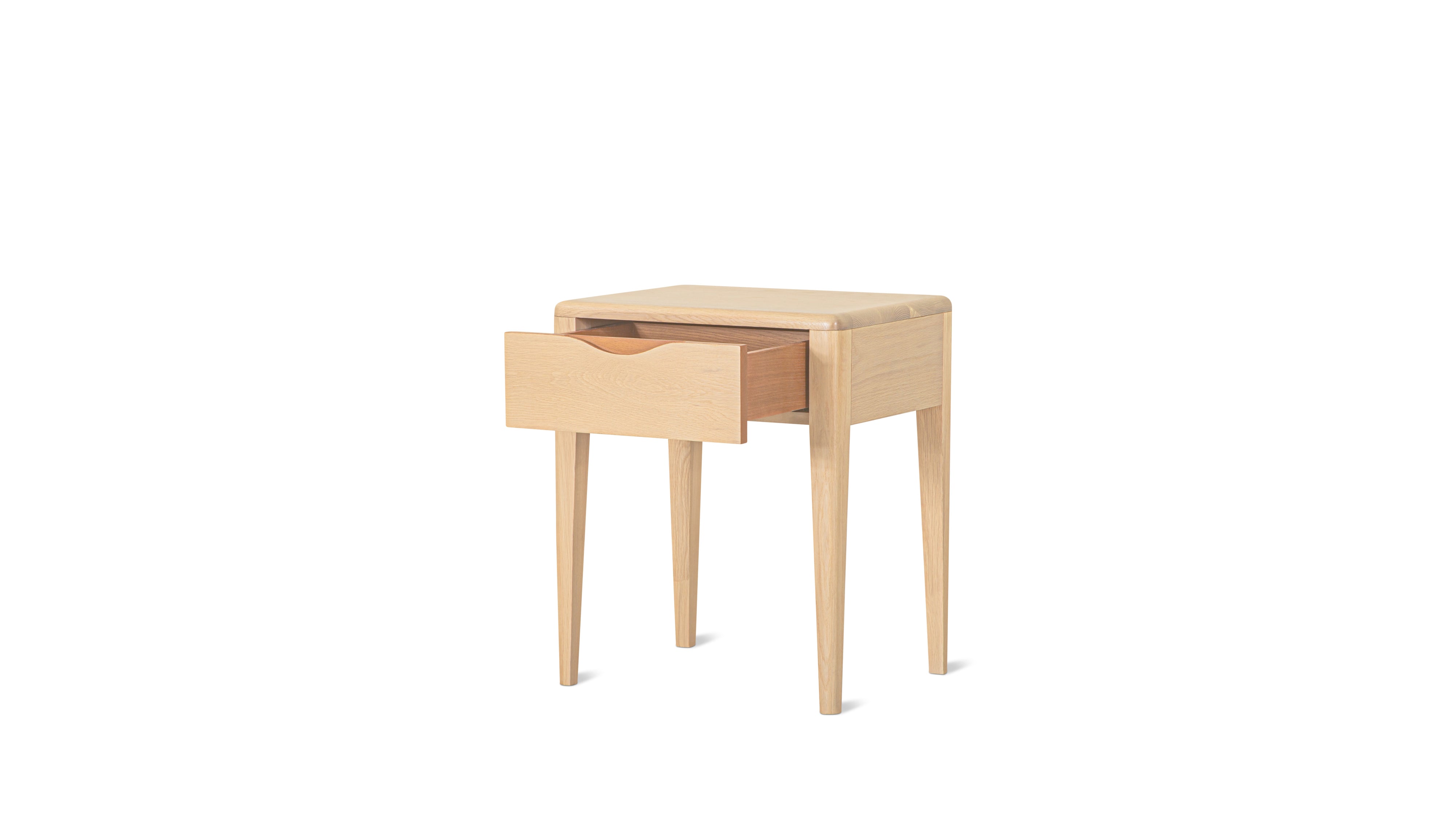 Perch Nightstand, Pale Oak