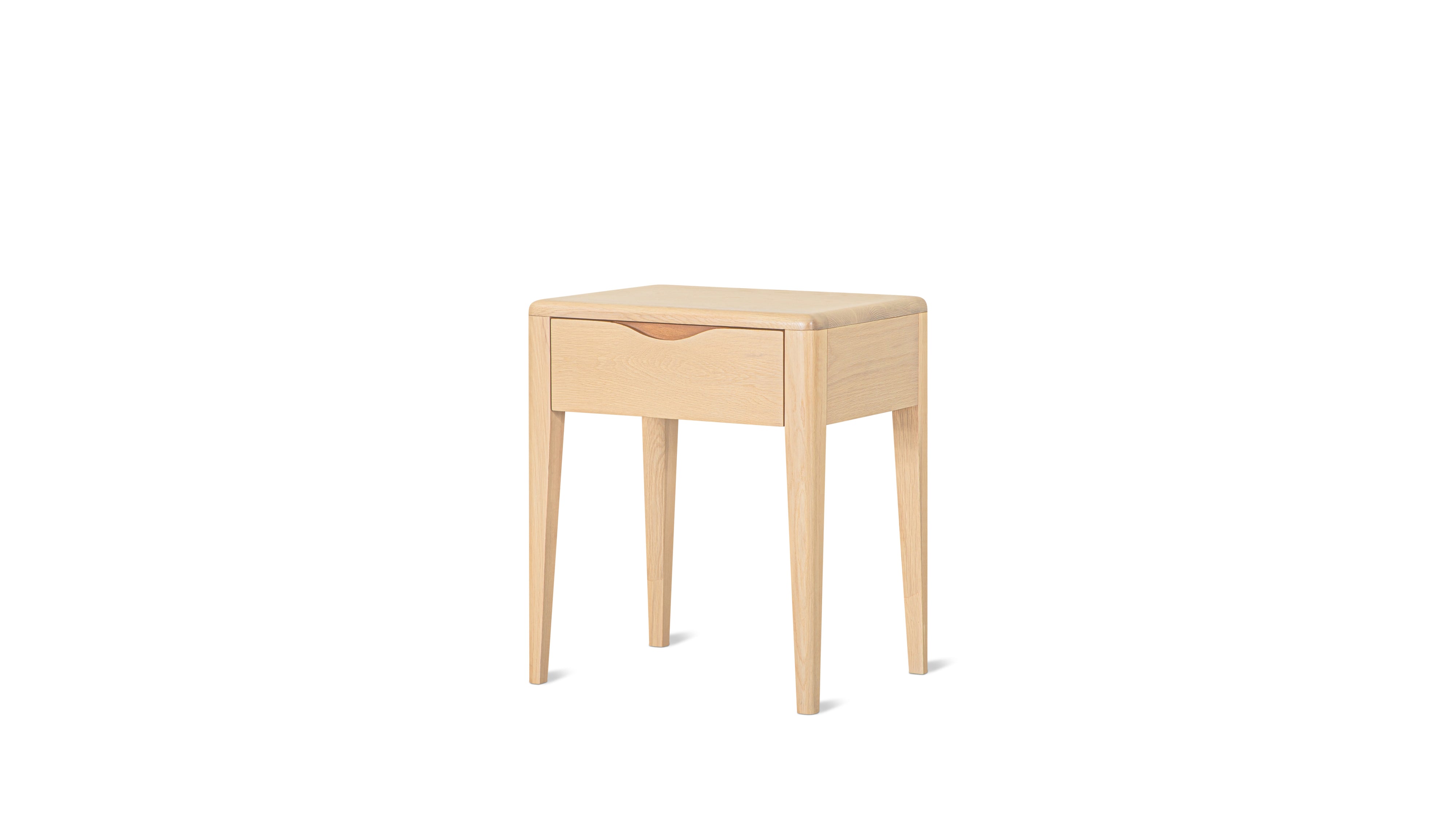 Perch Nightstand, Pale Oak