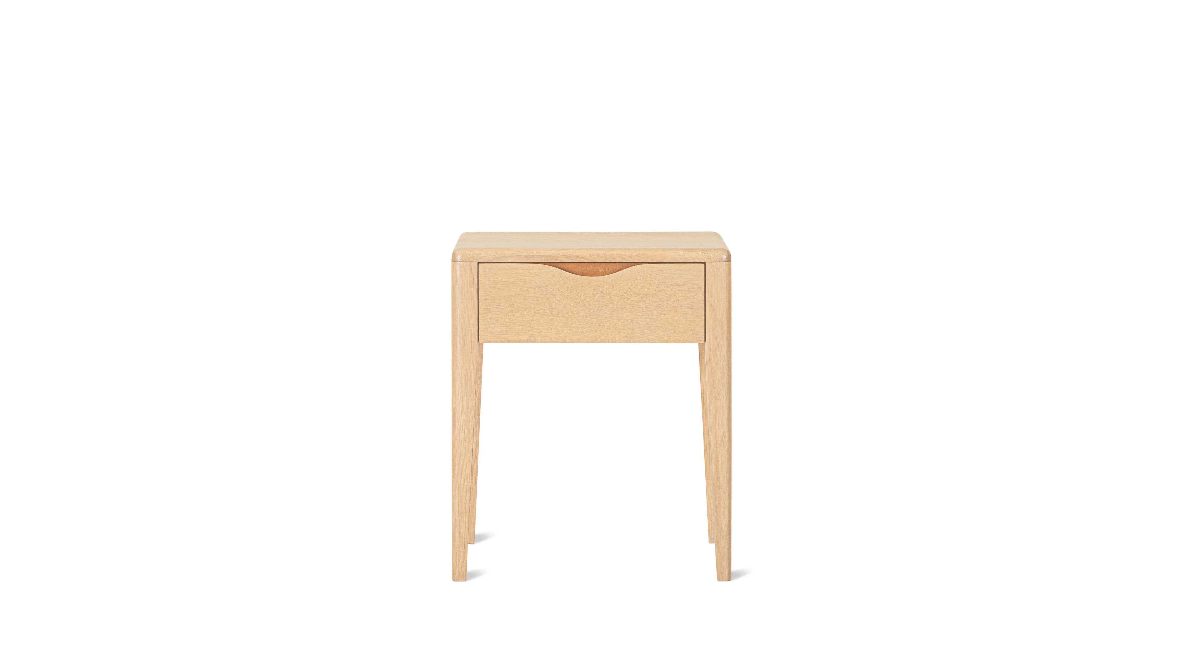 Perch Nightstand, Pale Oak