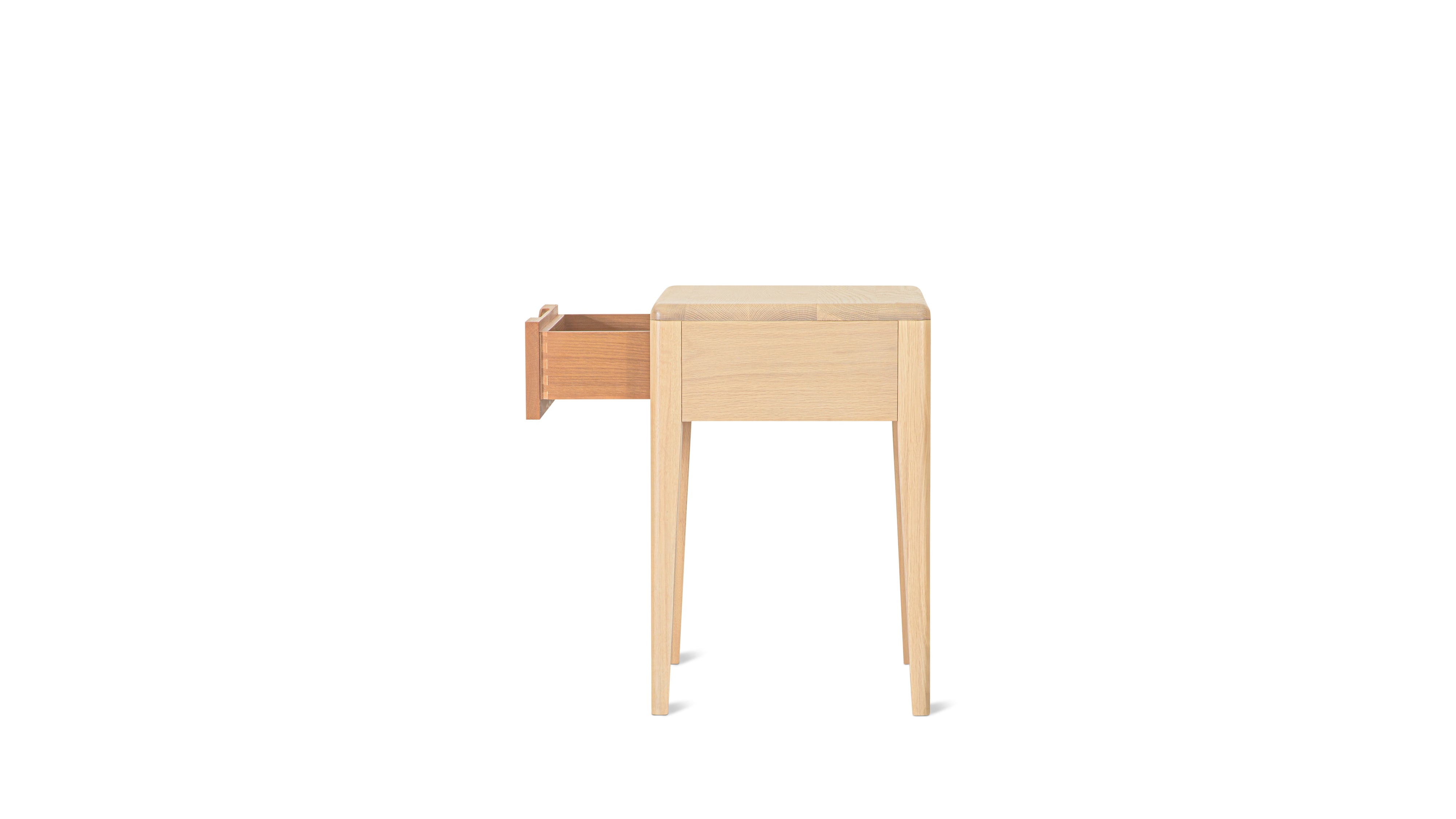 Perch Nightstand, Pale Oak