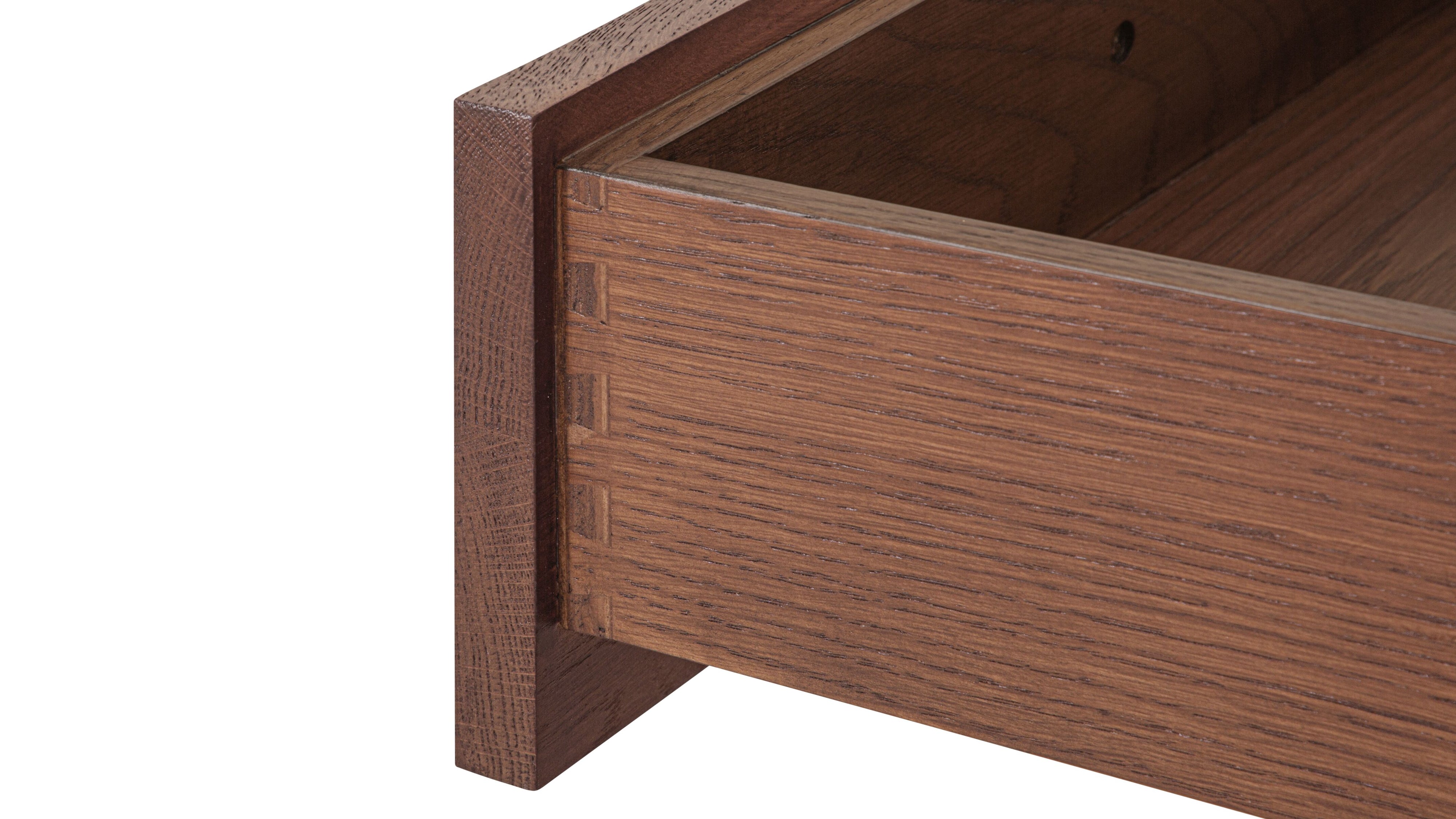 Perch Nightstand, Dark Oak