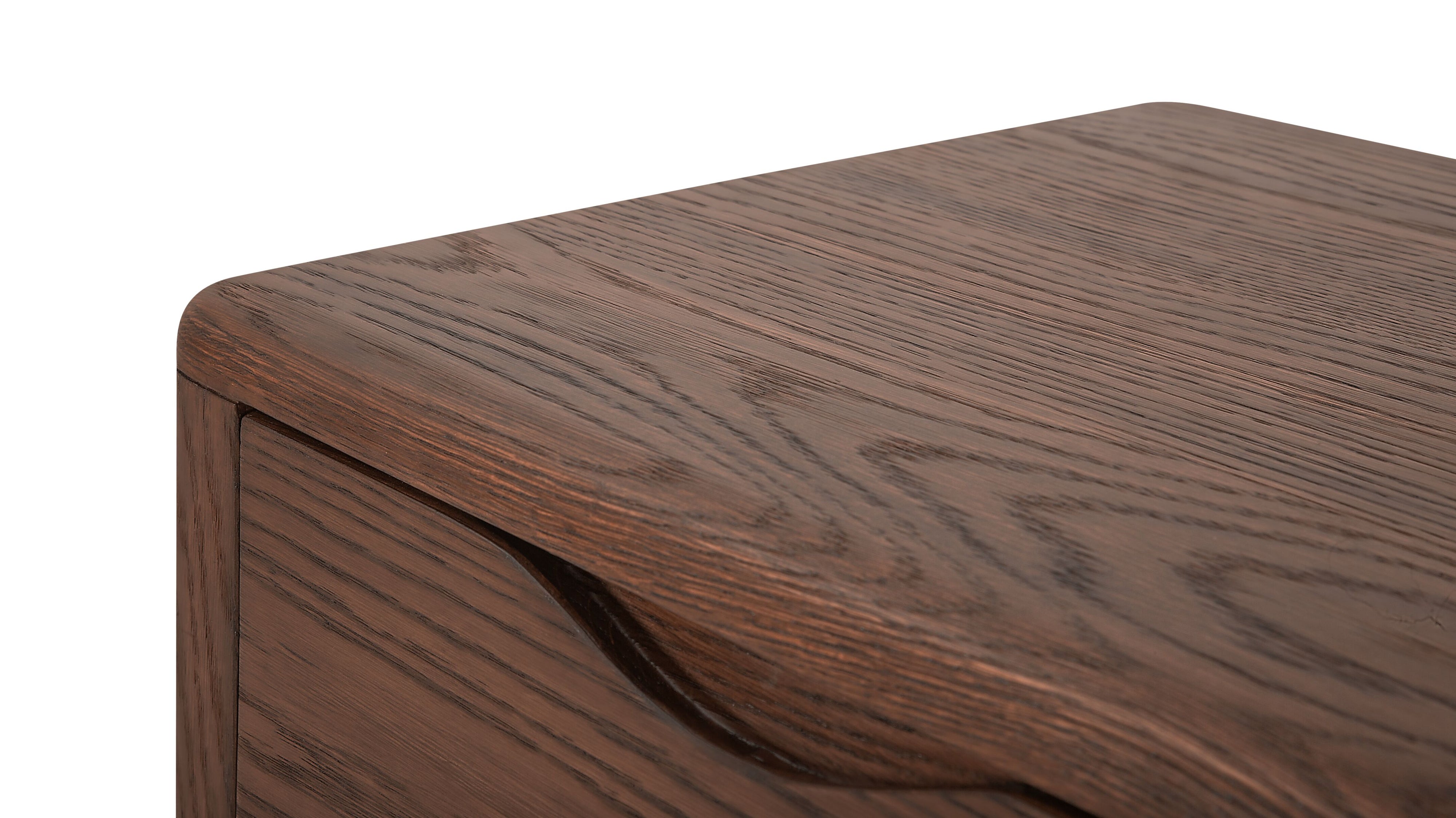 Perch Nightstand, Dark Oak