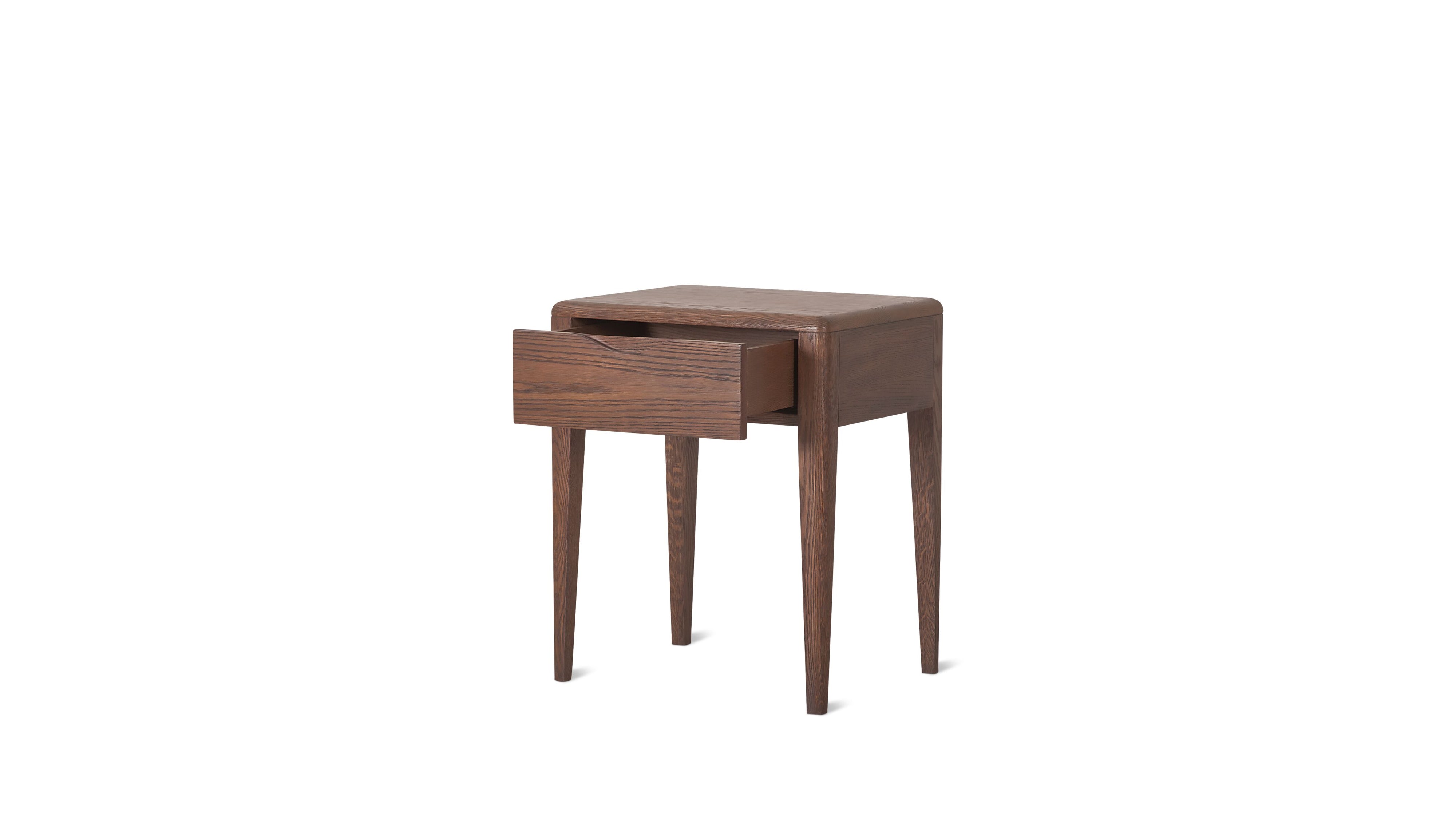 Perch Nightstand, Dark Oak