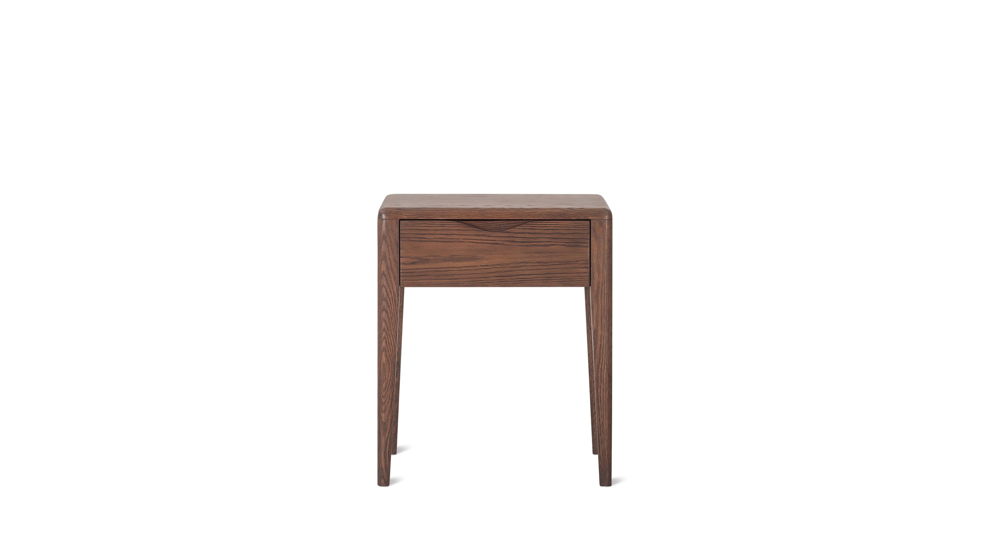 Perch Nightstand, Dark Oak