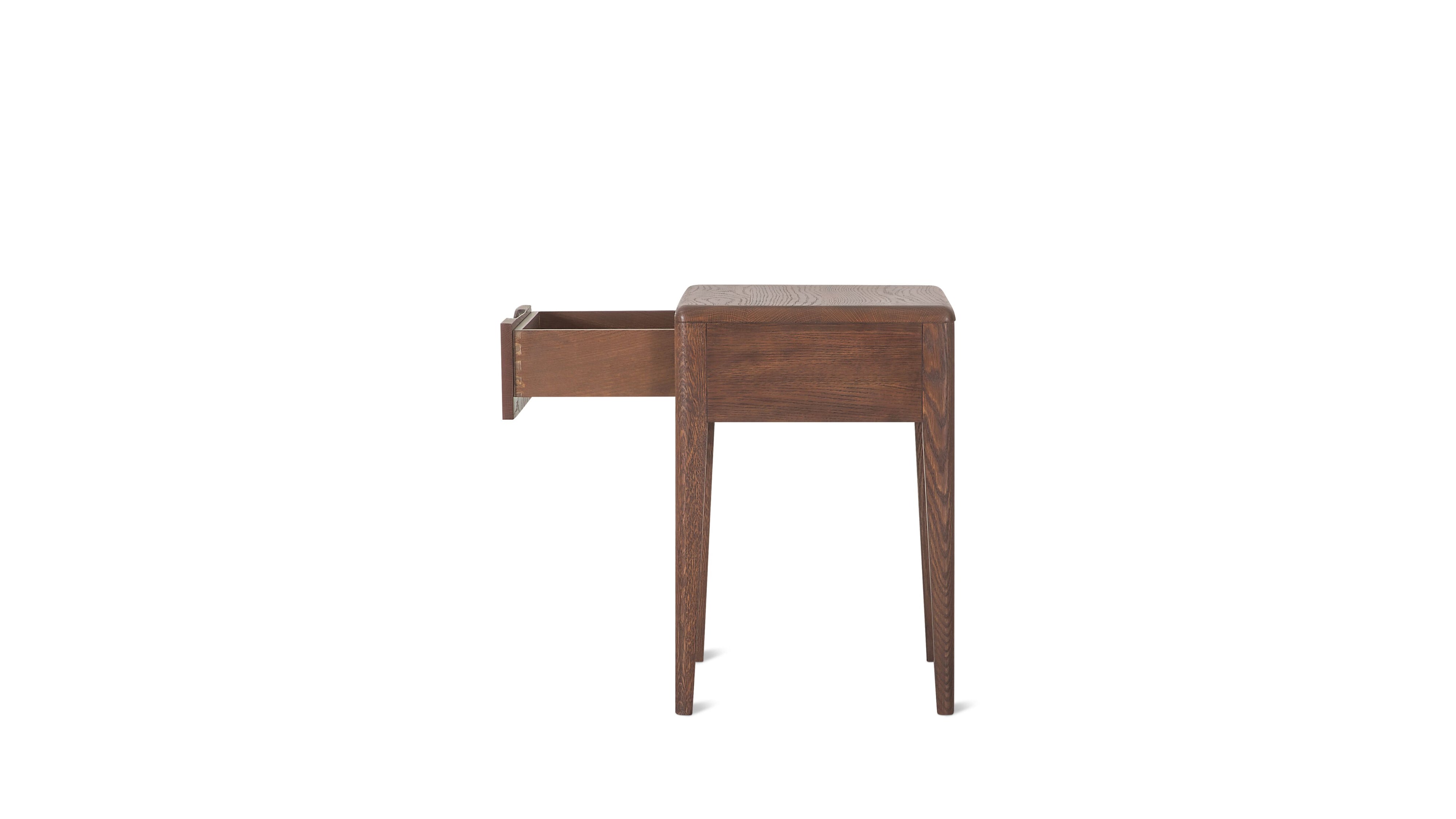 Perch Nightstand, Dark Oak