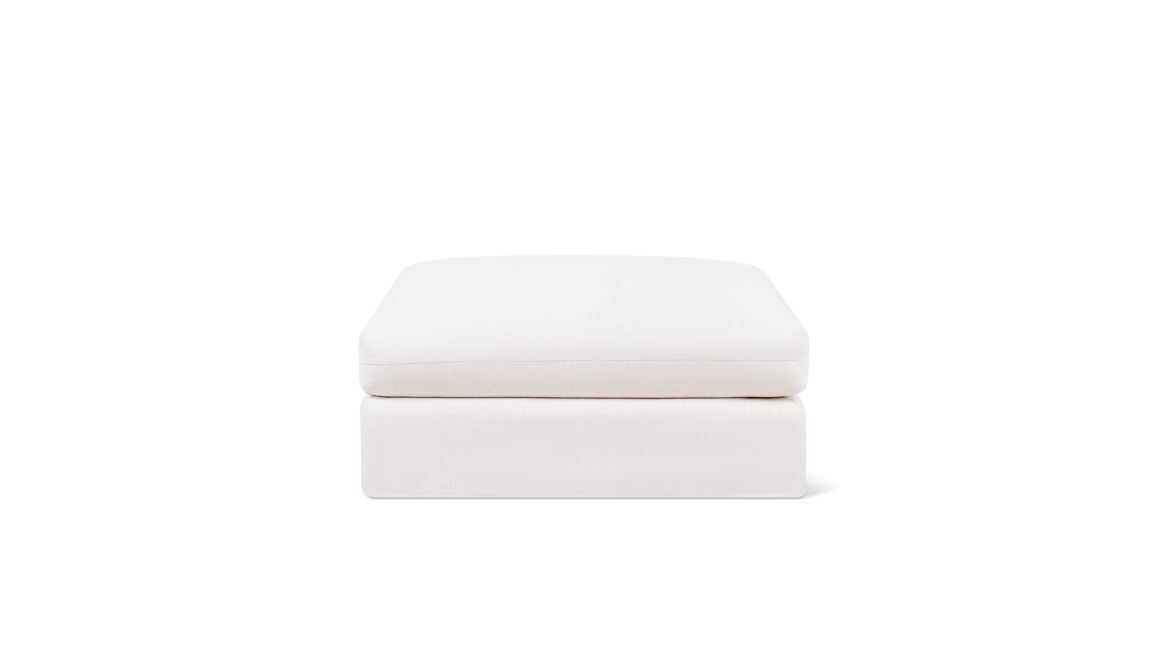 Breeze Ottoman, Large, Nomad Snow