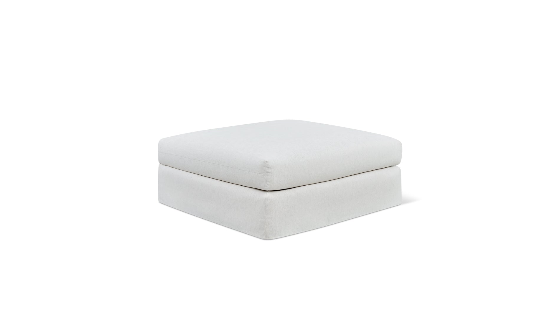 Breeze Ottoman, Large, Nomad Snow_image