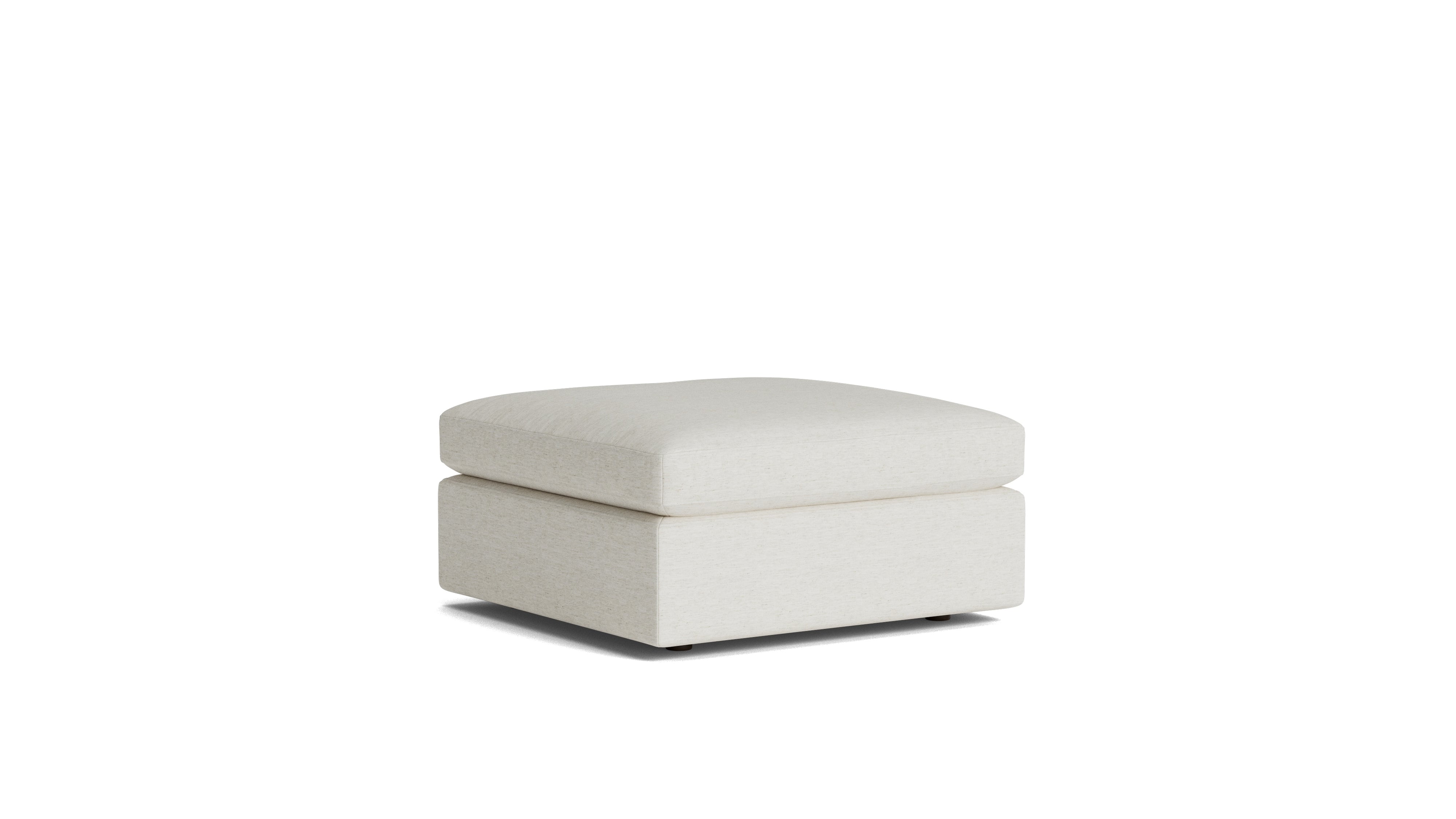 Saddle Ottoman, Nomad Snow
