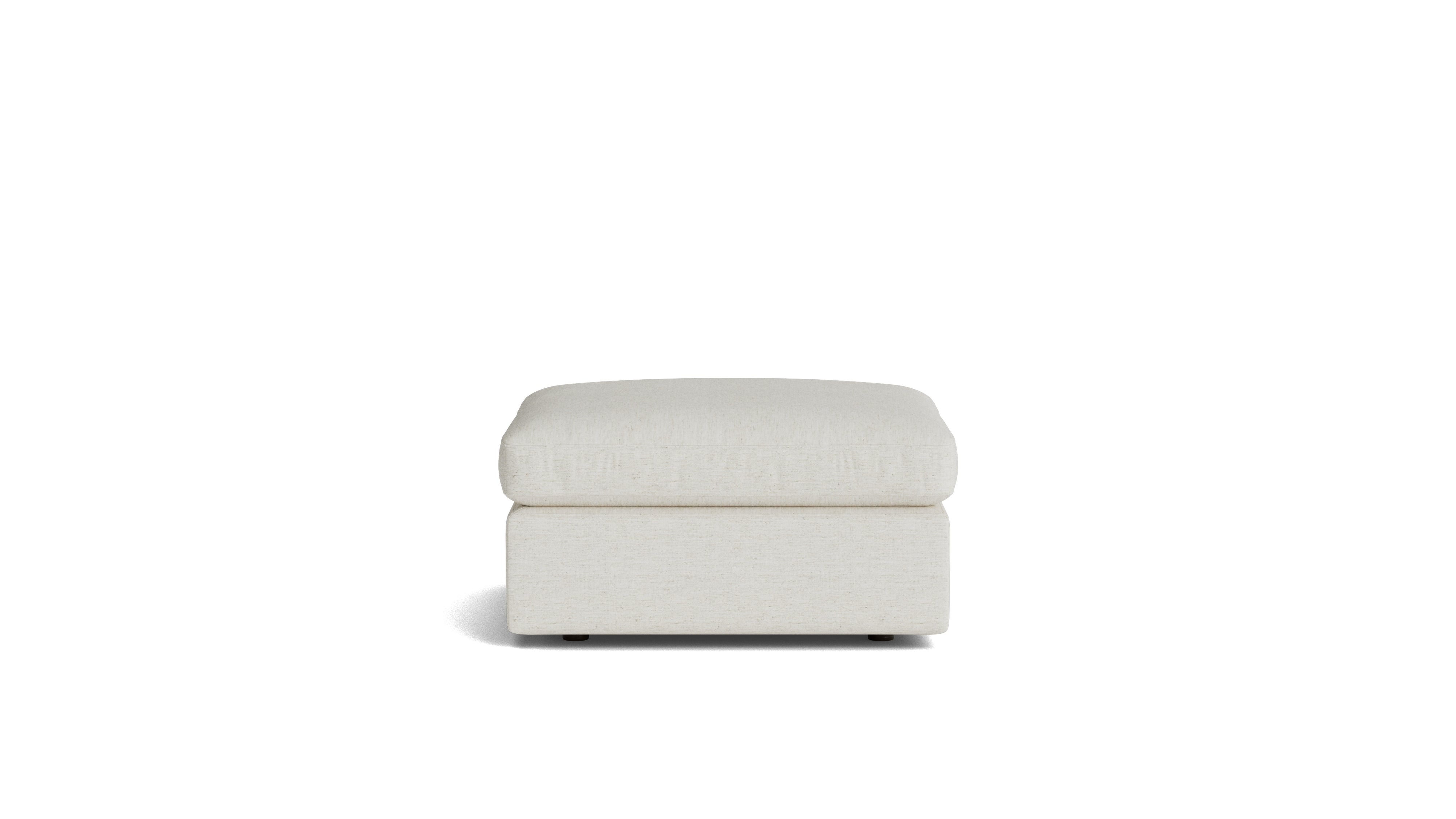 Saddle Ottoman, Nomad Snow