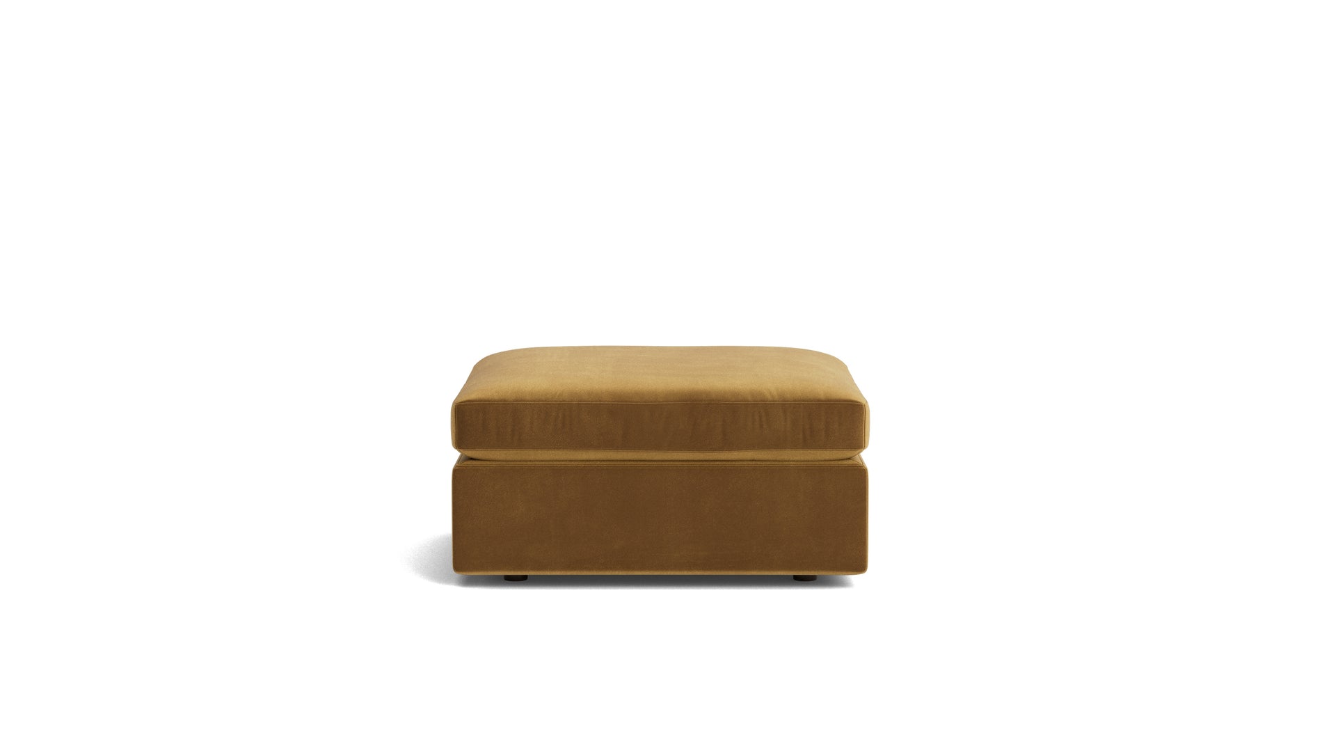 Saddle Ottoman, Gold_image