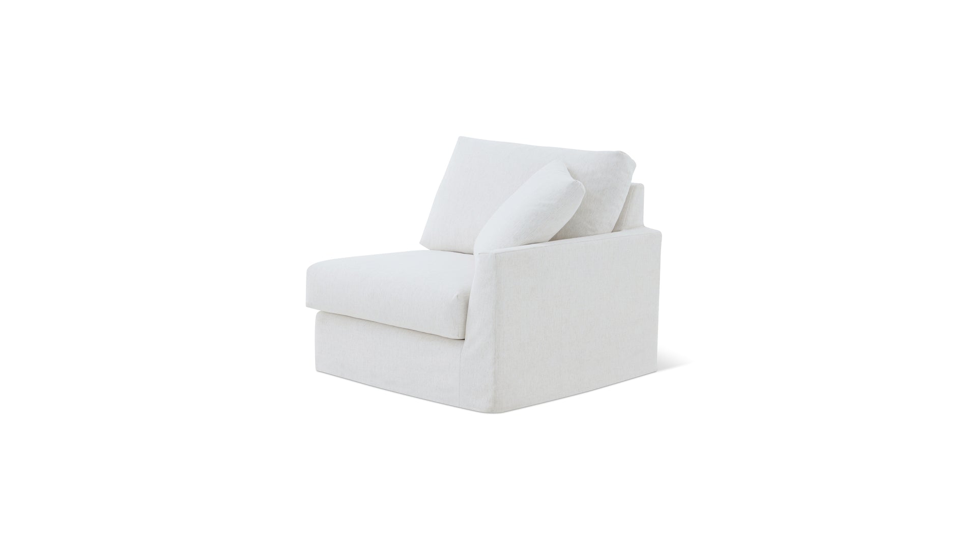 Breeze Right Arm Corner Chair, Standard, Nomad Snow_image