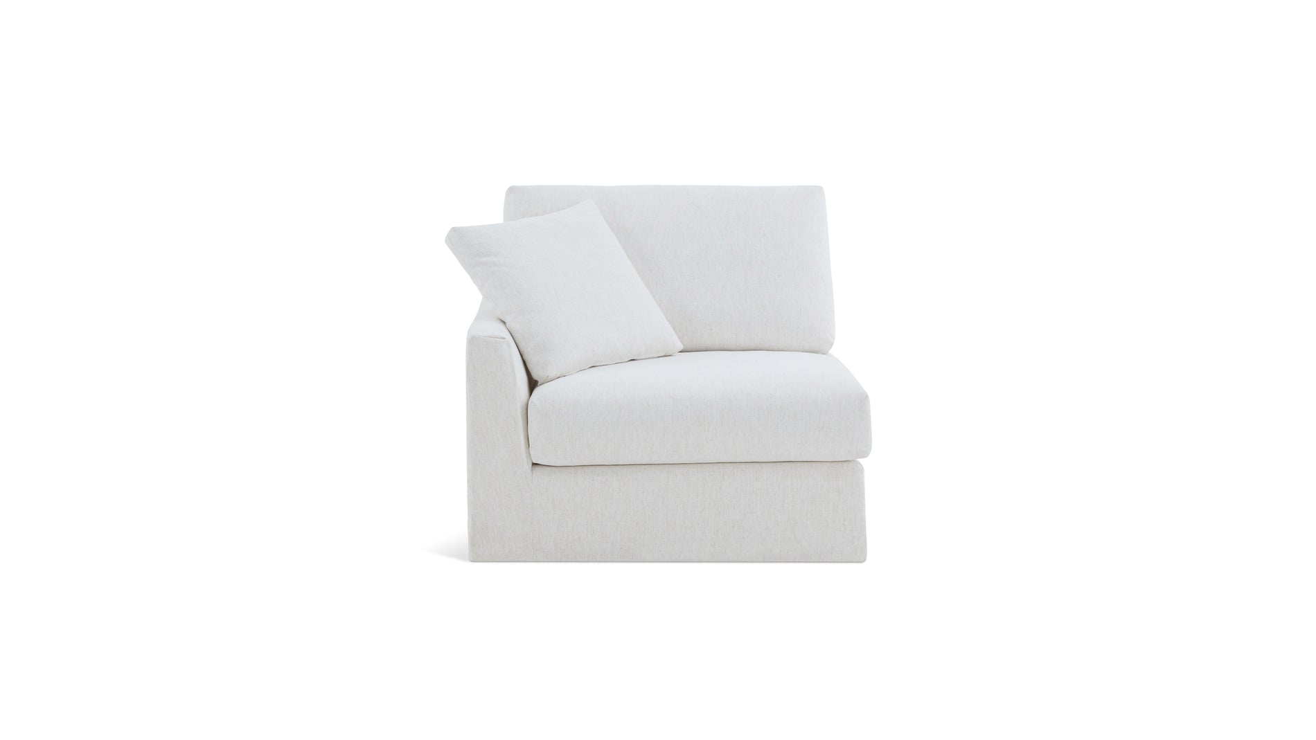 Breeze Right Arm Corner Chair, Standard, Nomad Snow_image