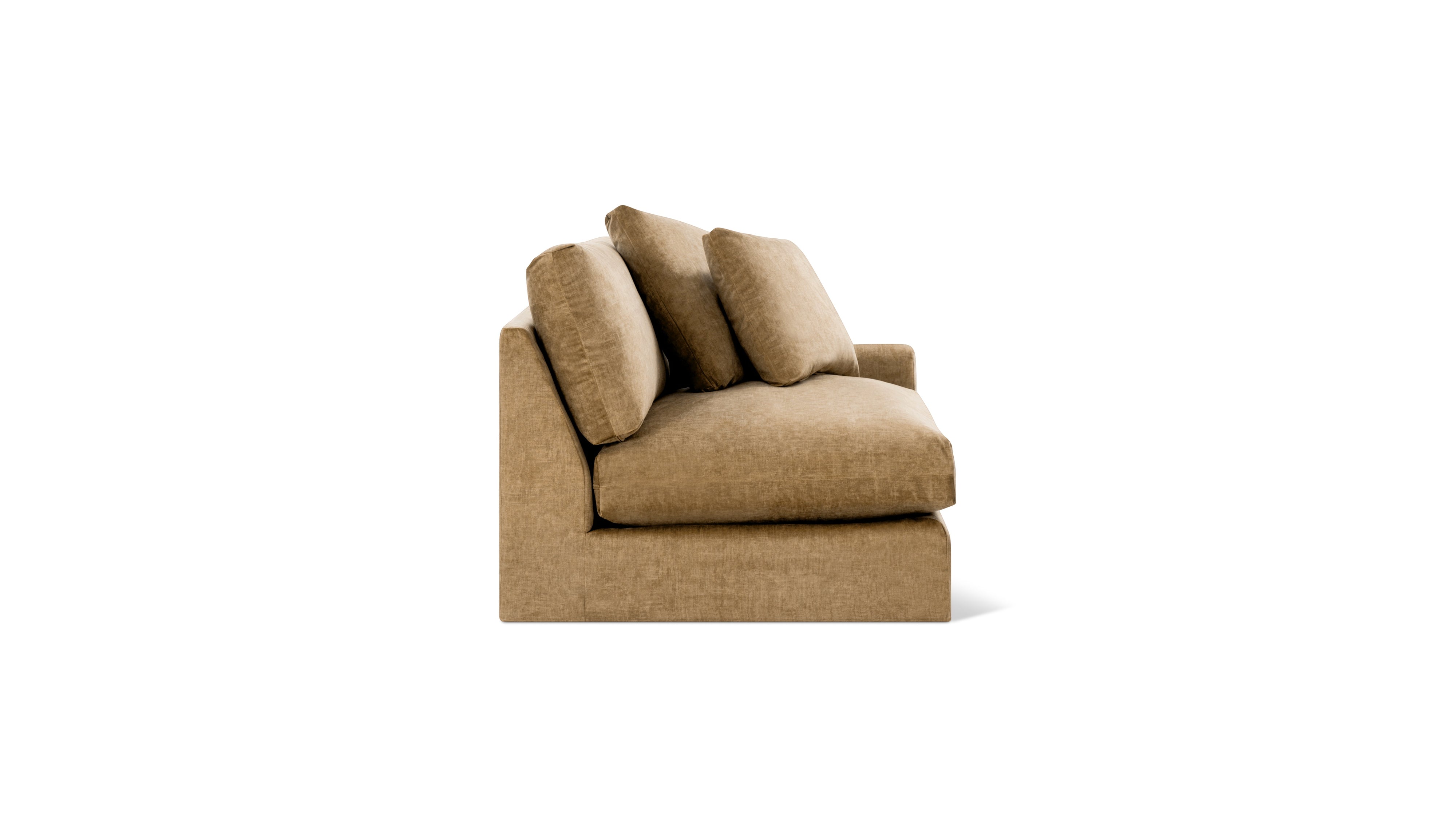 Breeze Right Arm Corner Chair, Large, Bronze