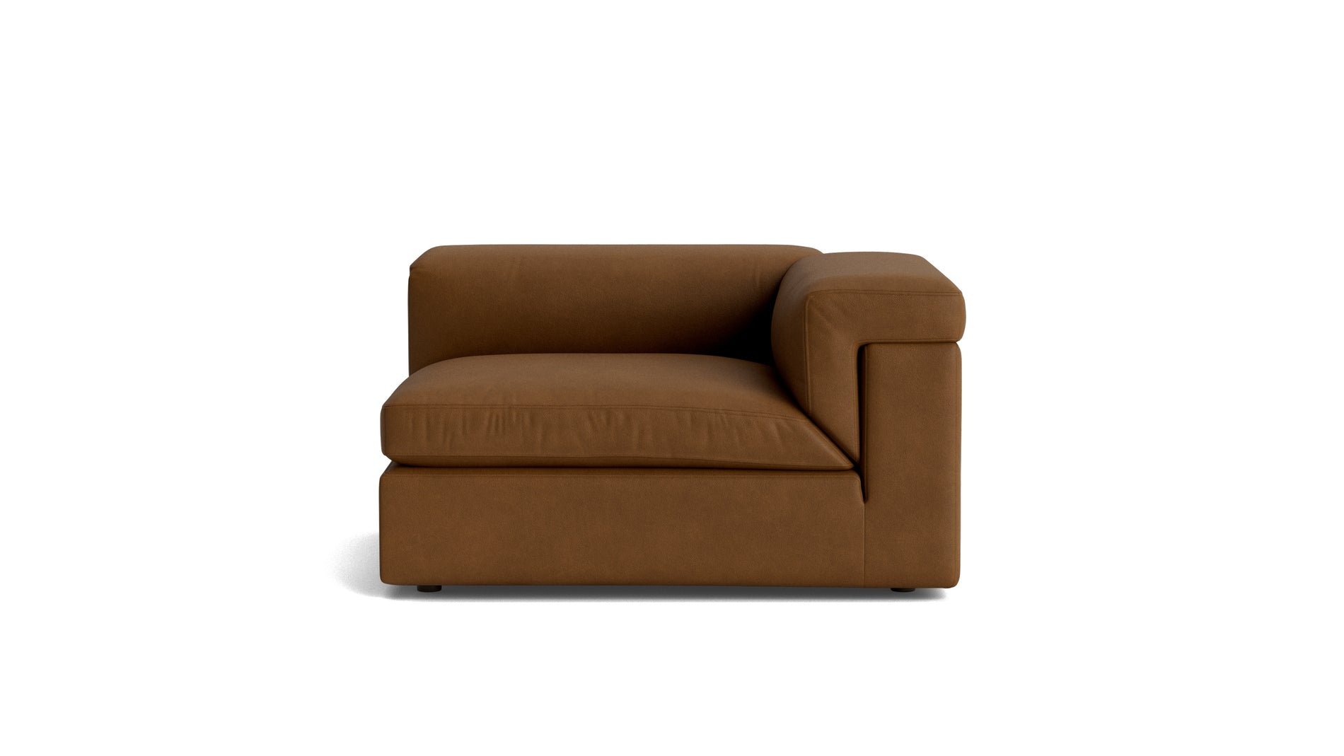 Saddle Right Arm Corner Chair, Bourbon_image