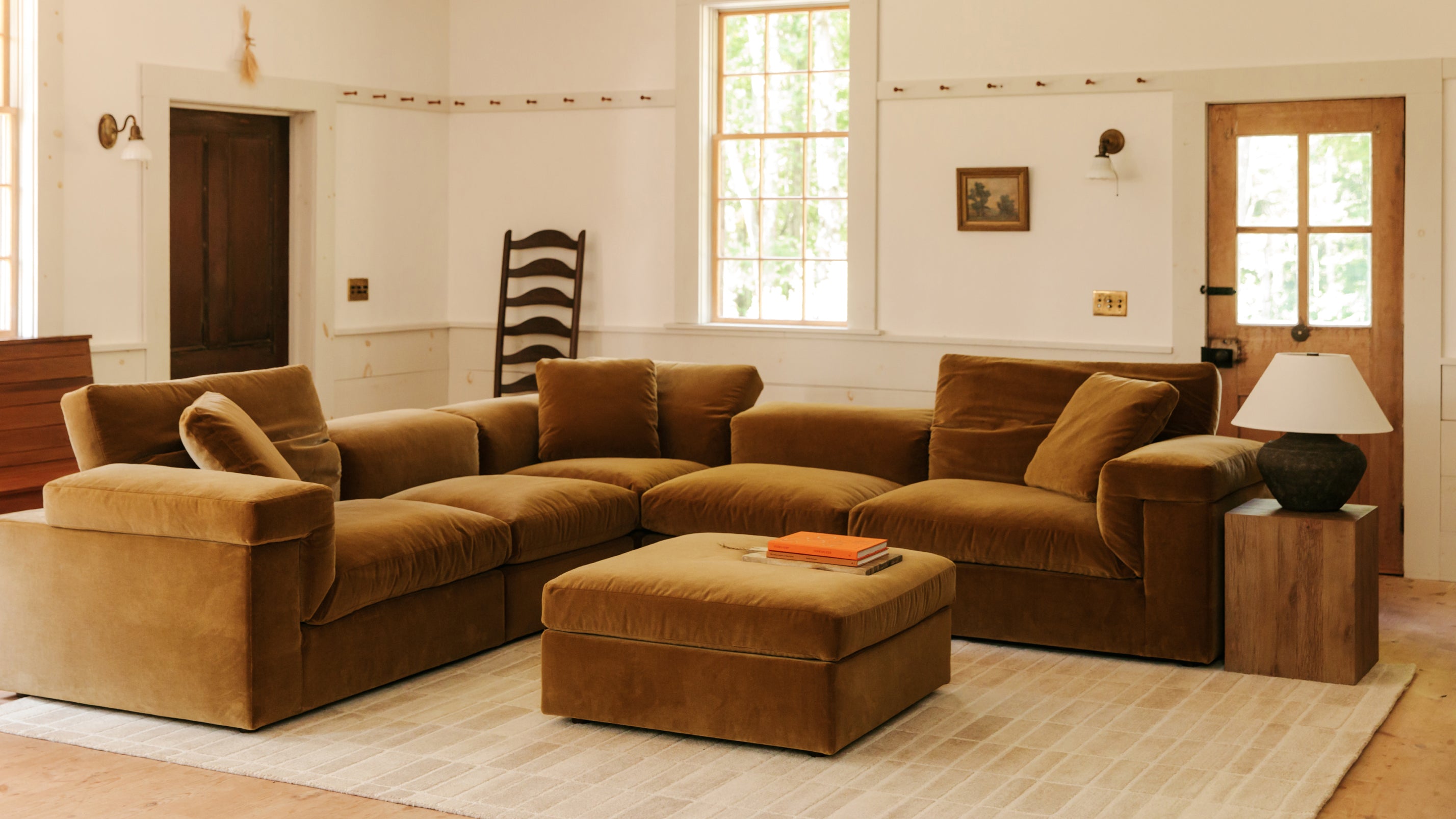 Tile Rug, 6x9, Warm Sand