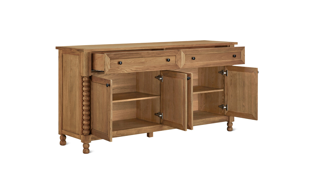Turner Sideboard, Country Elm — alternate view