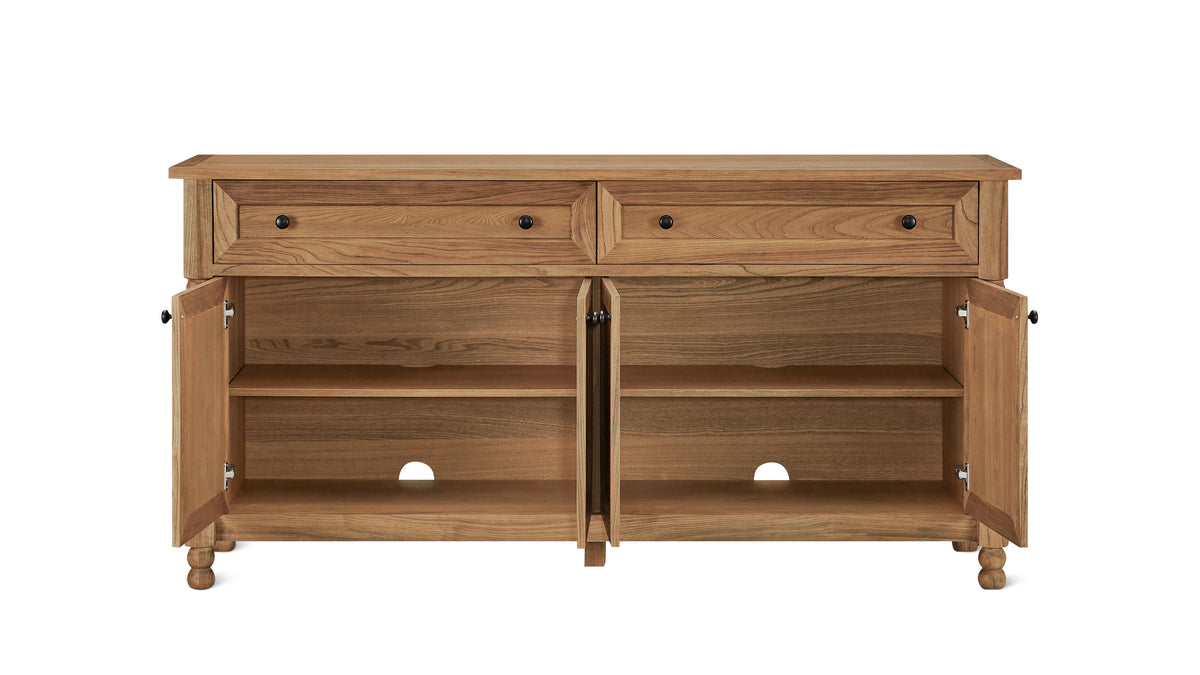 Turner Sideboard, Country Elm — alternate view