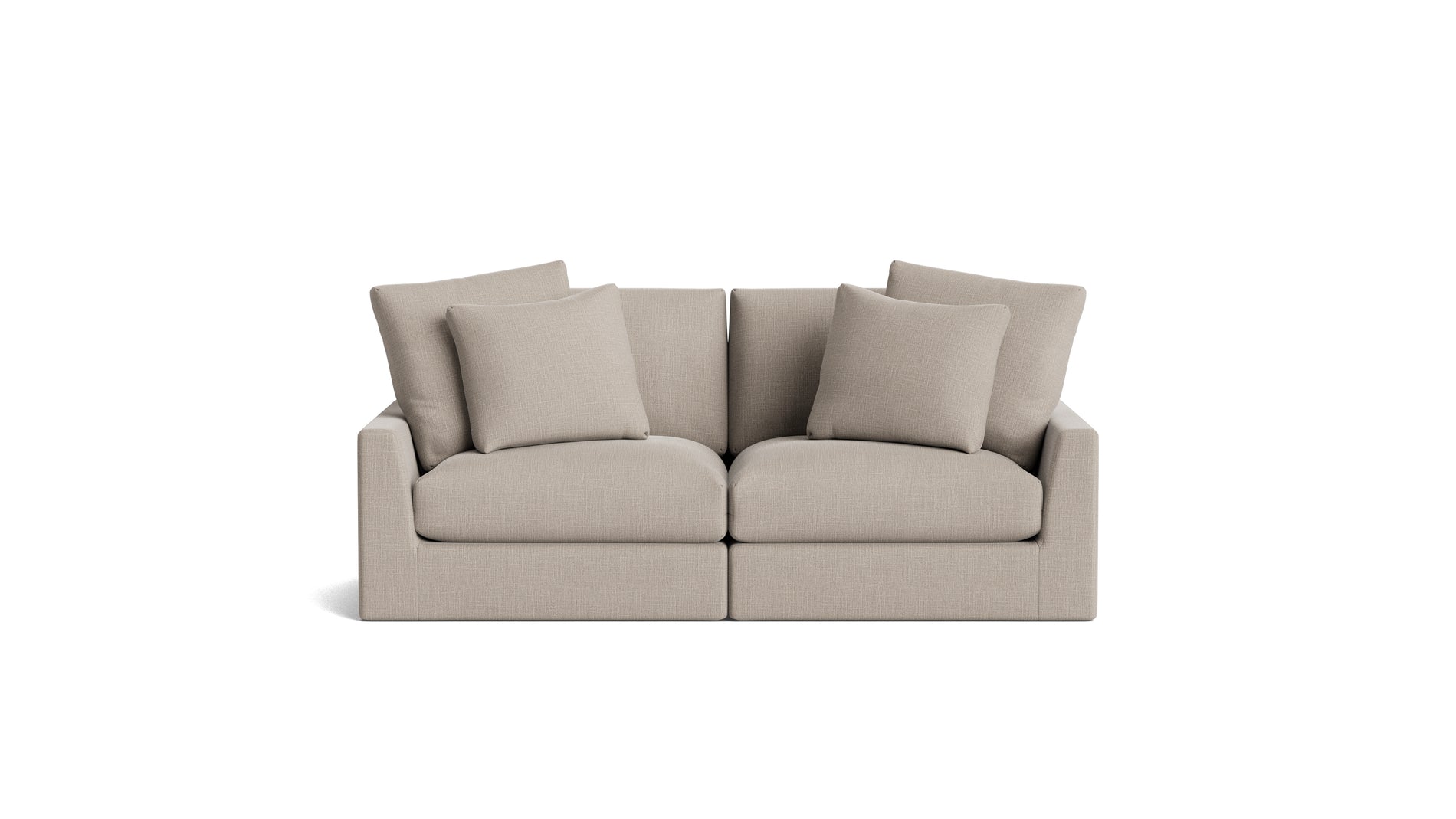 Breeze 2-Piece Modular Sofa, Large, Light Pebble_image