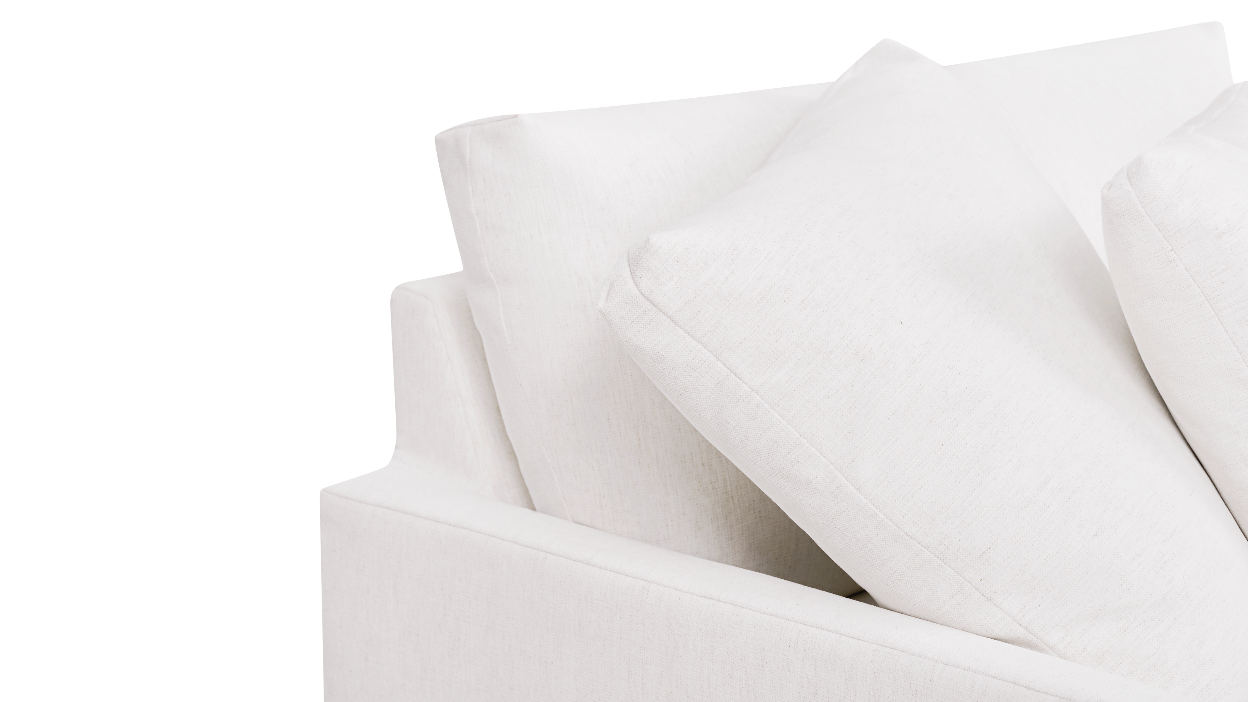 Breeze 2-Piece Modular Sofa, Large, Nomad Snow