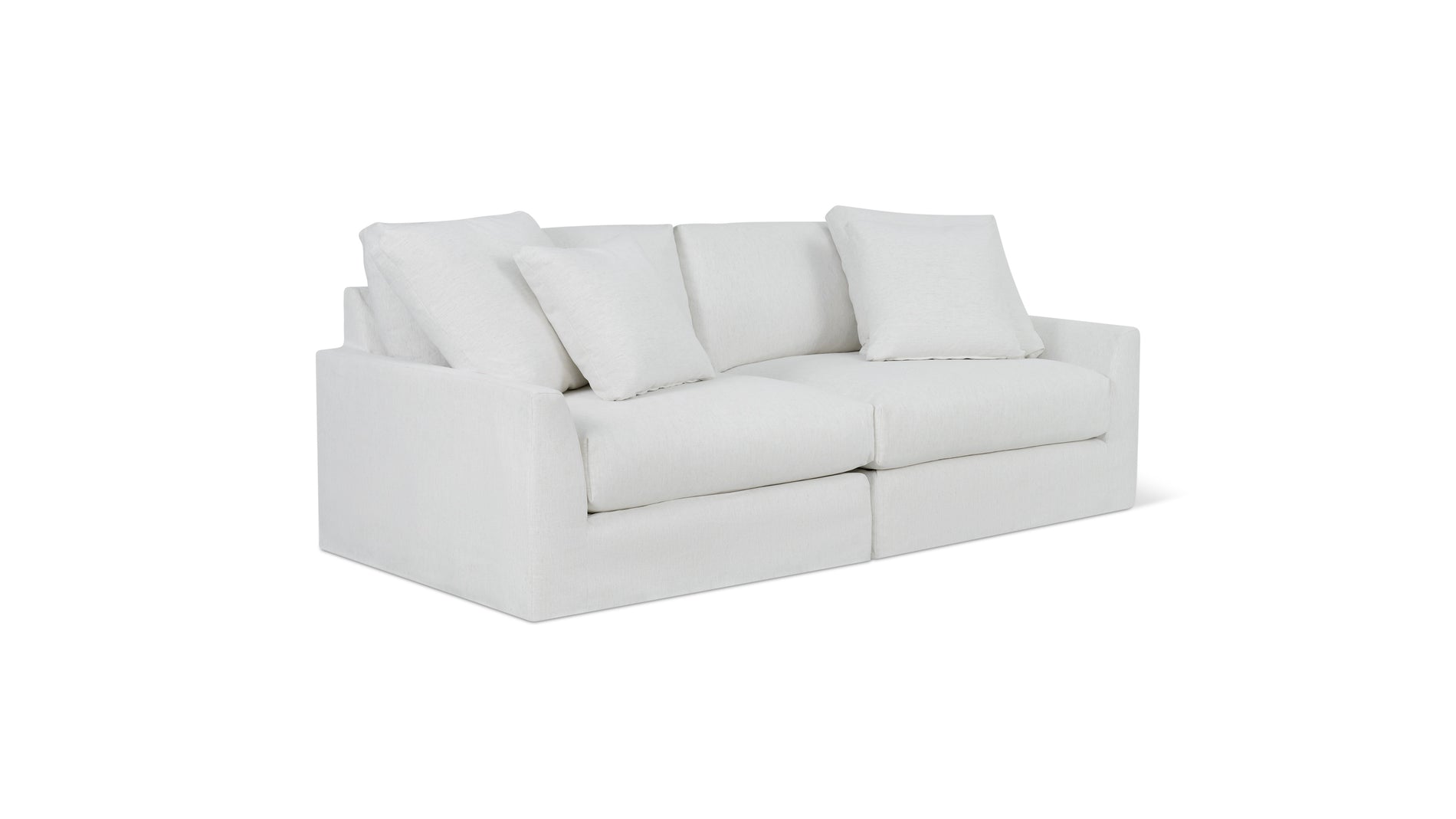 Breeze 2-Piece Modular Sofa, Large, Nomad Snow_image