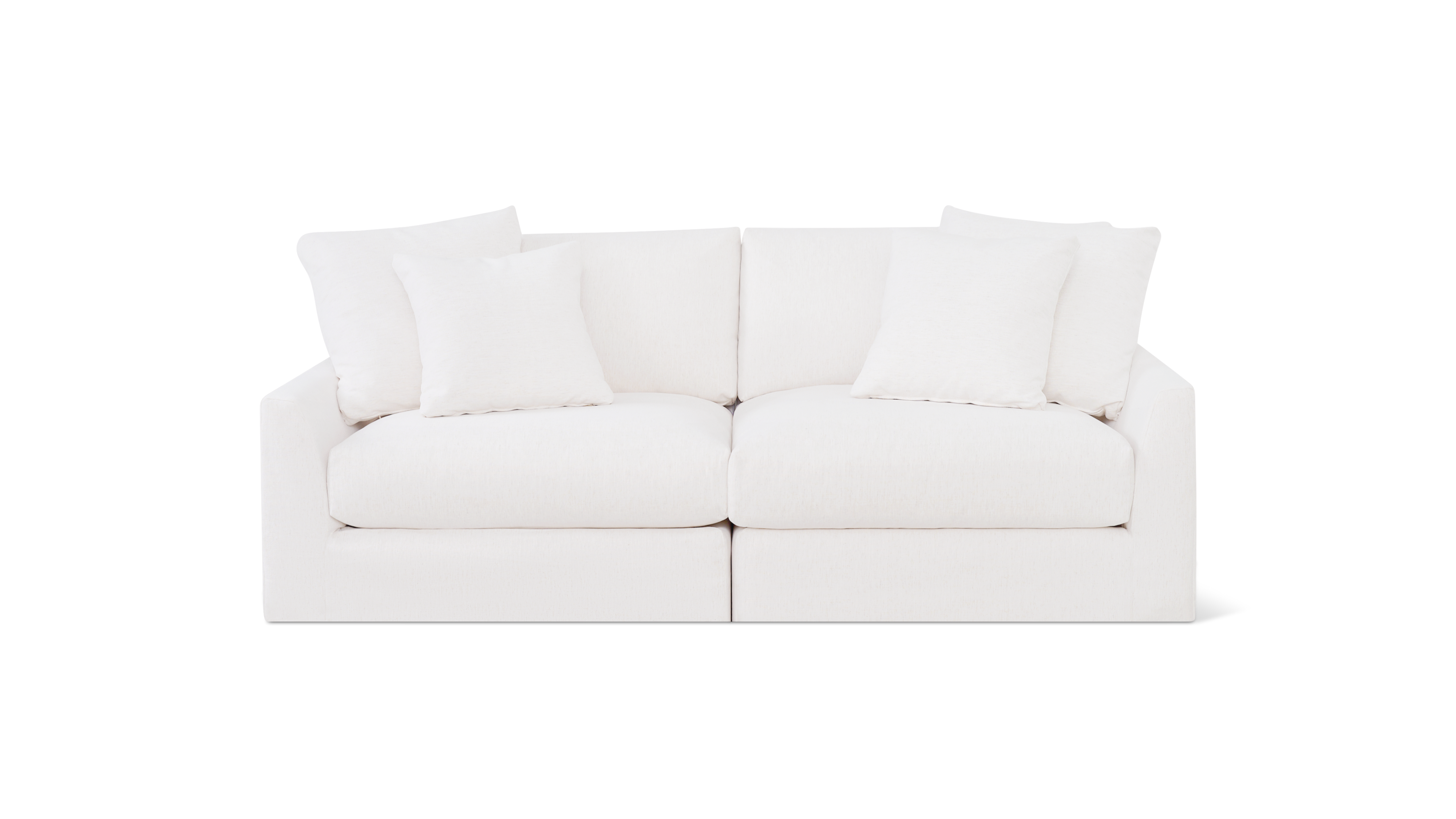Breeze 2-Piece Modular Sofa, Large, Nomad Snow