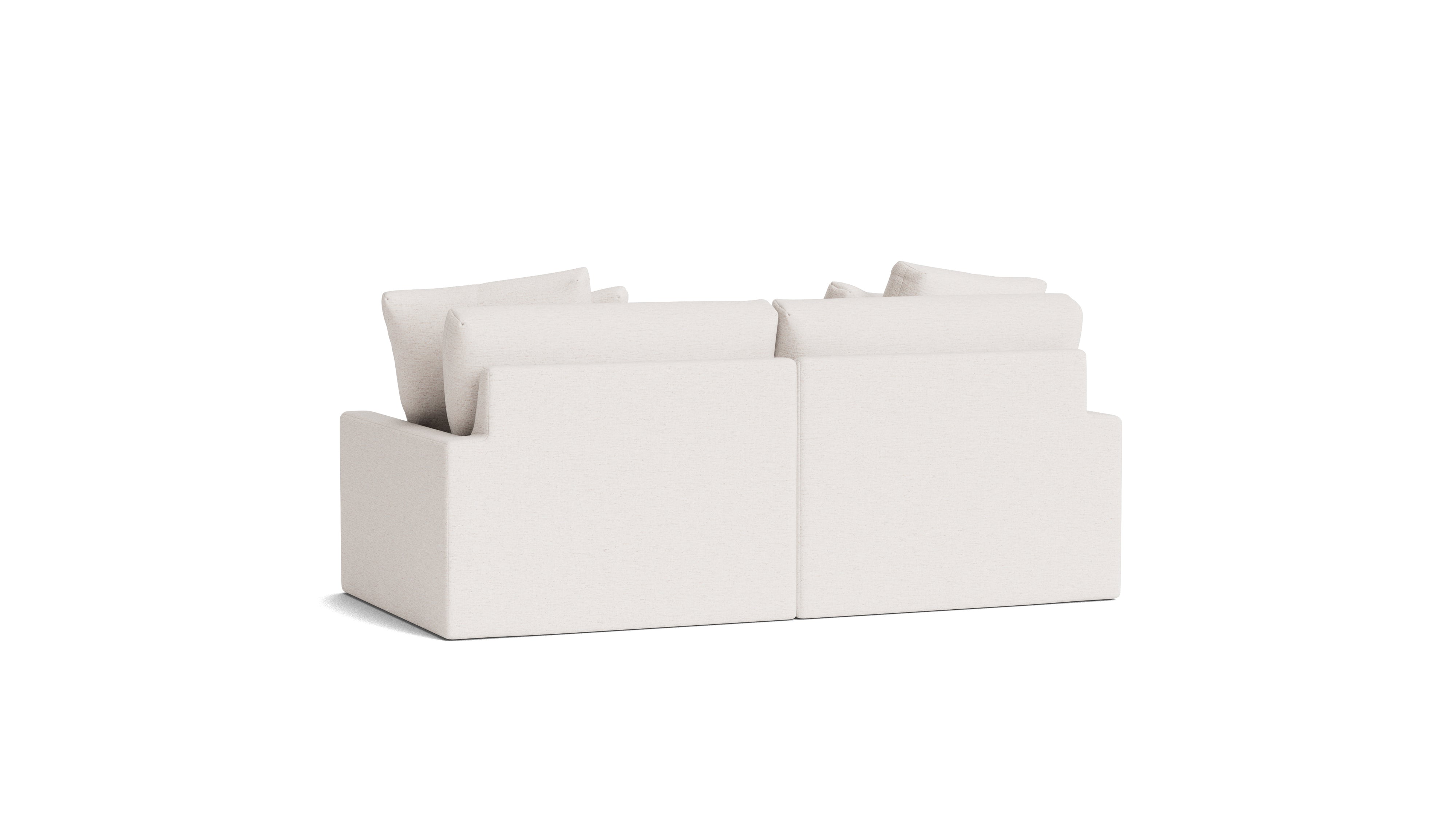 Breeze 2-Piece Modular Sofa, Large, Nomad Snow