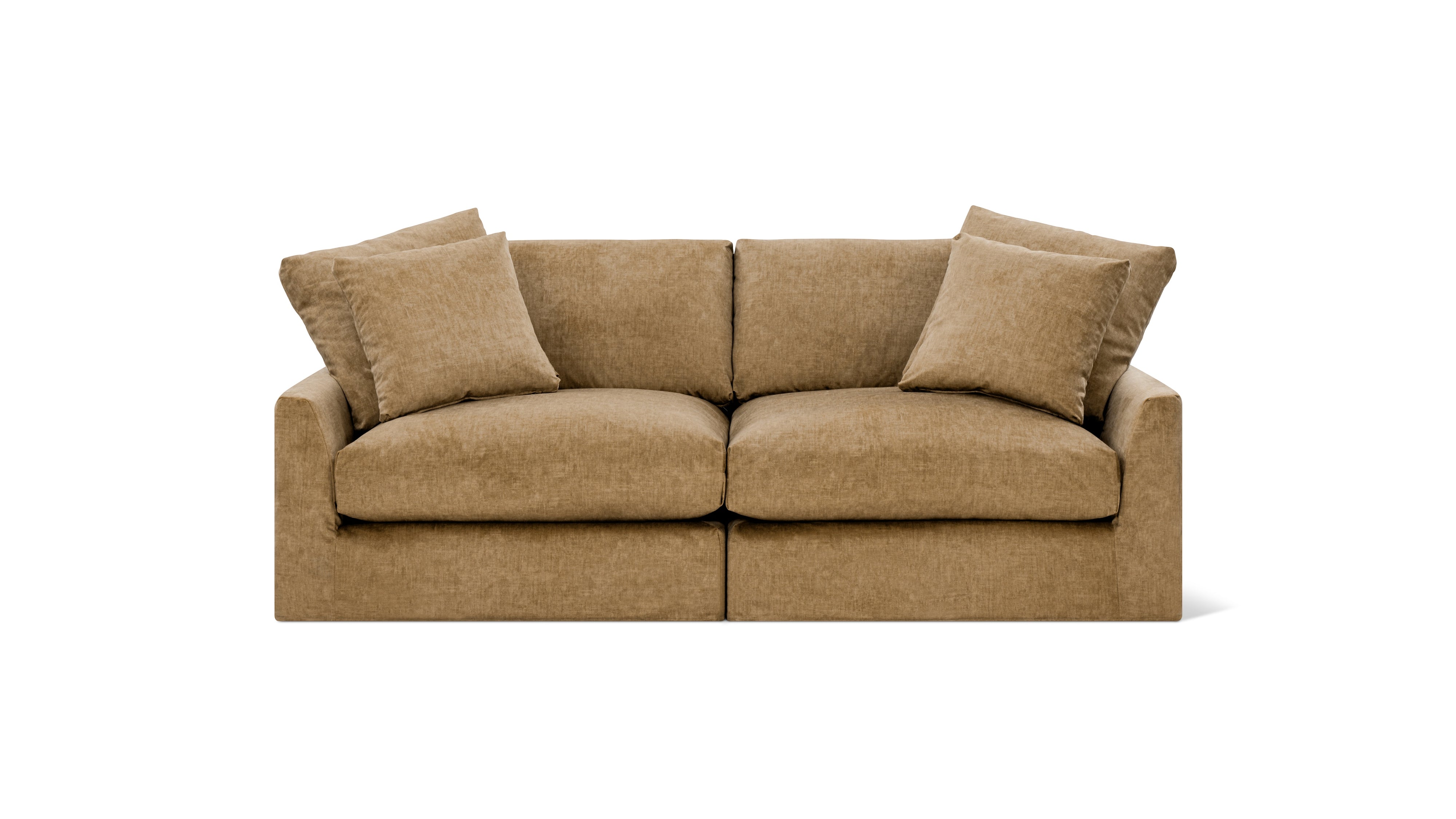 Breeze 2-Piece Modular Sofa, Large, Bronze