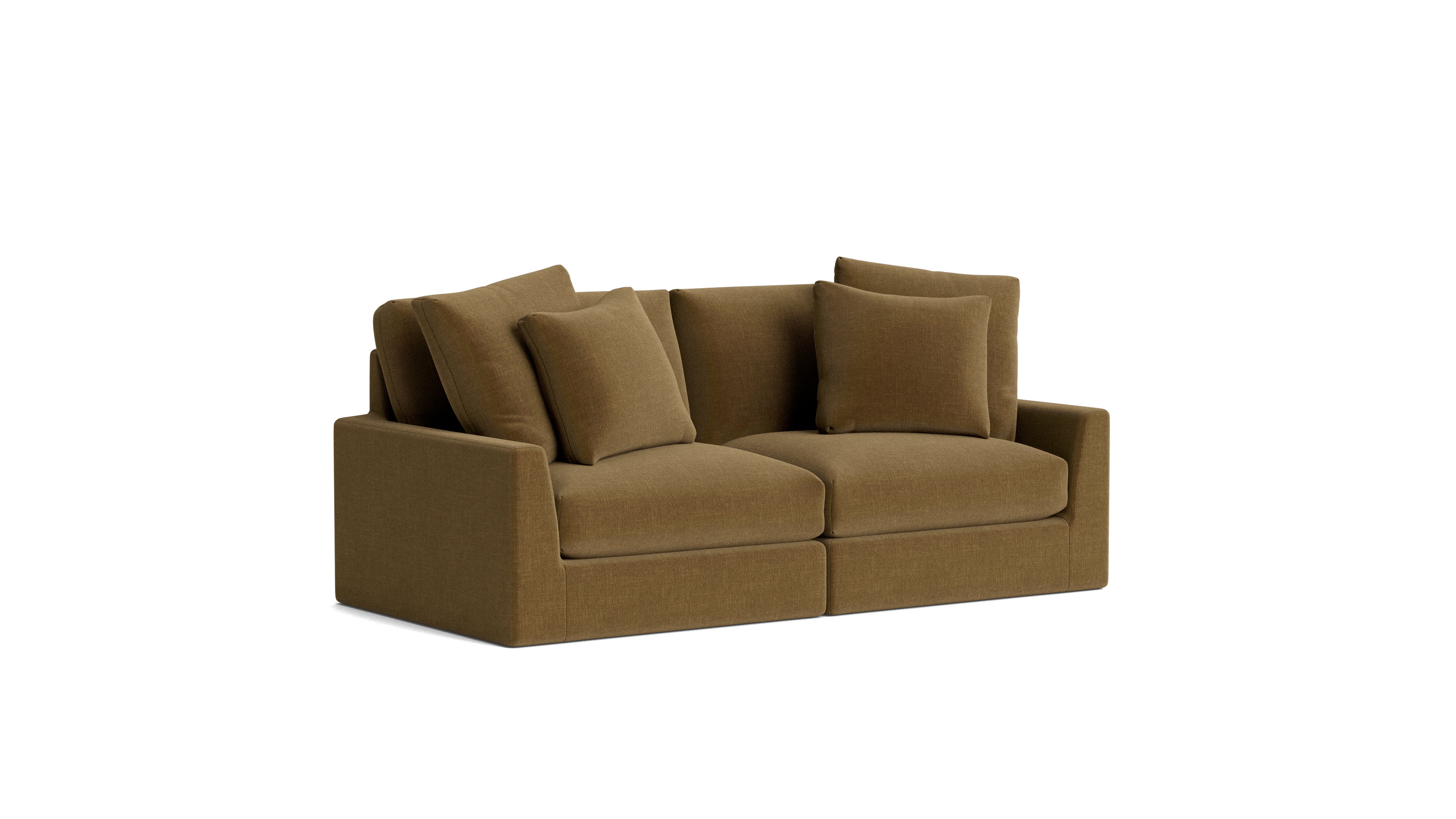 Breeze 2-Piece Modular Sofa, Large, Bronze