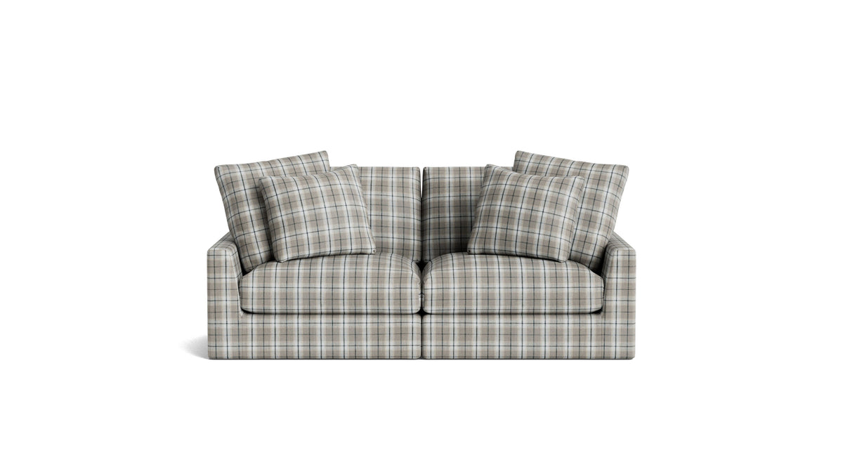 Breeze 2-Piece Modular Sofa, Large, Hudson Check_image