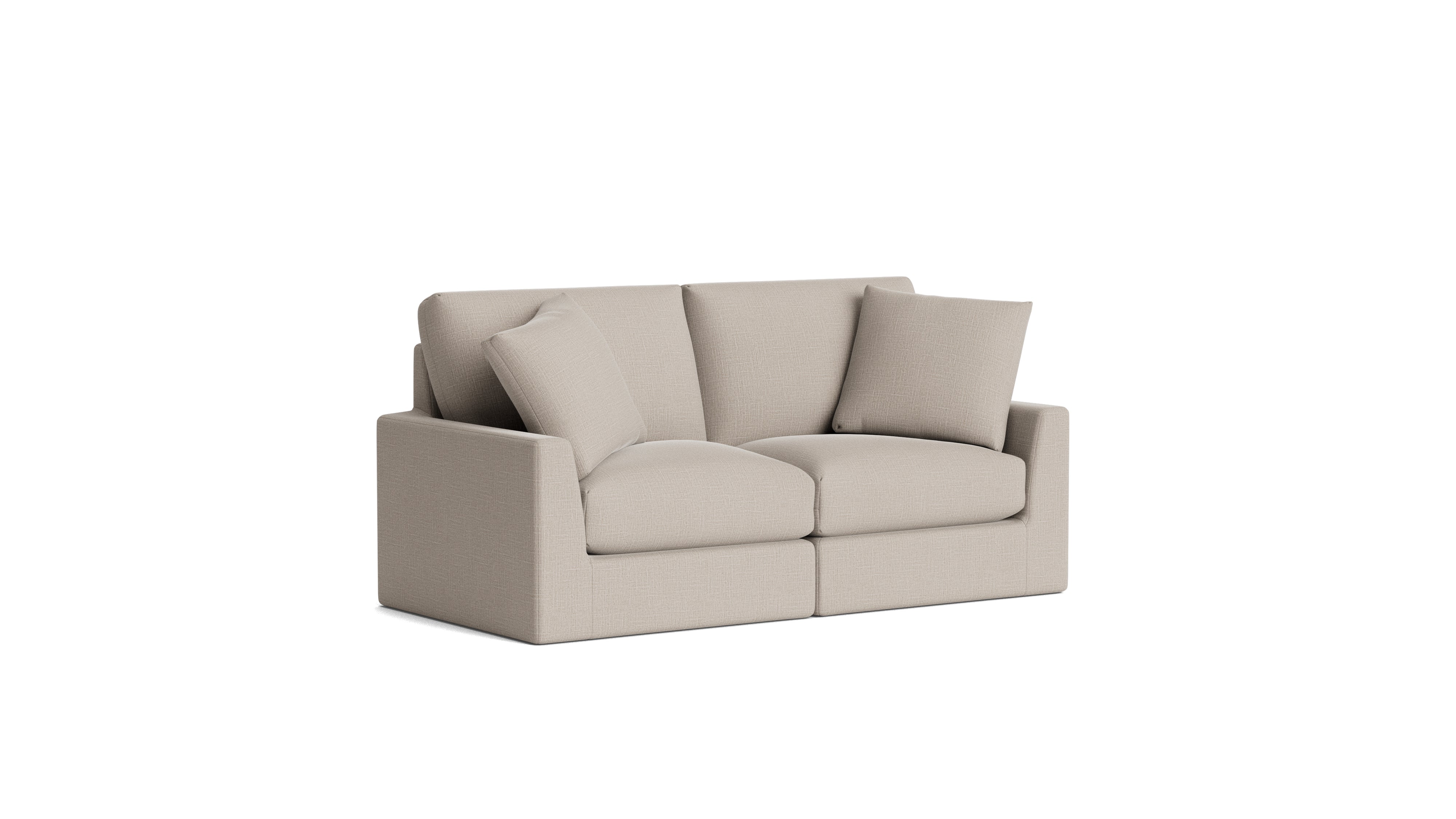 Breeze 2-Piece Modular Sofa, Standard, Light Pebble