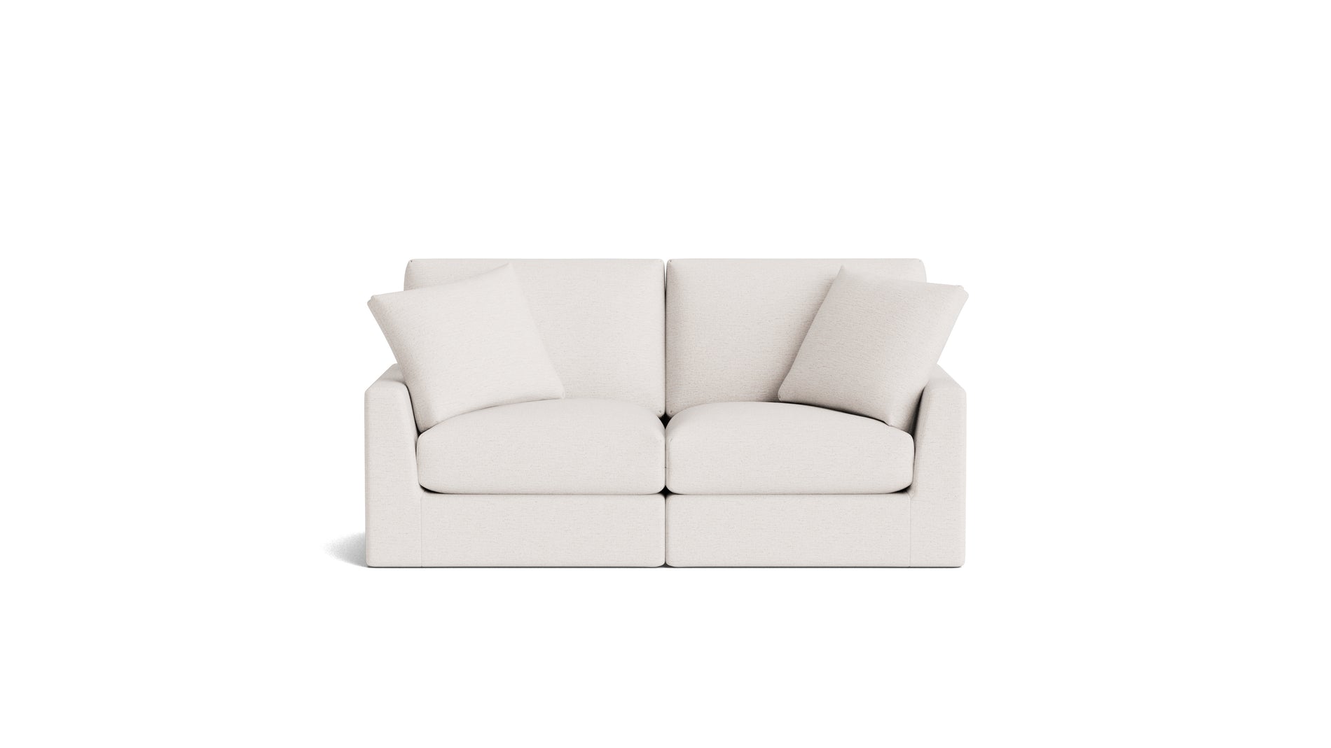 Breeze 2-Piece Modular Sofa, Standard, Nomad Snow_image