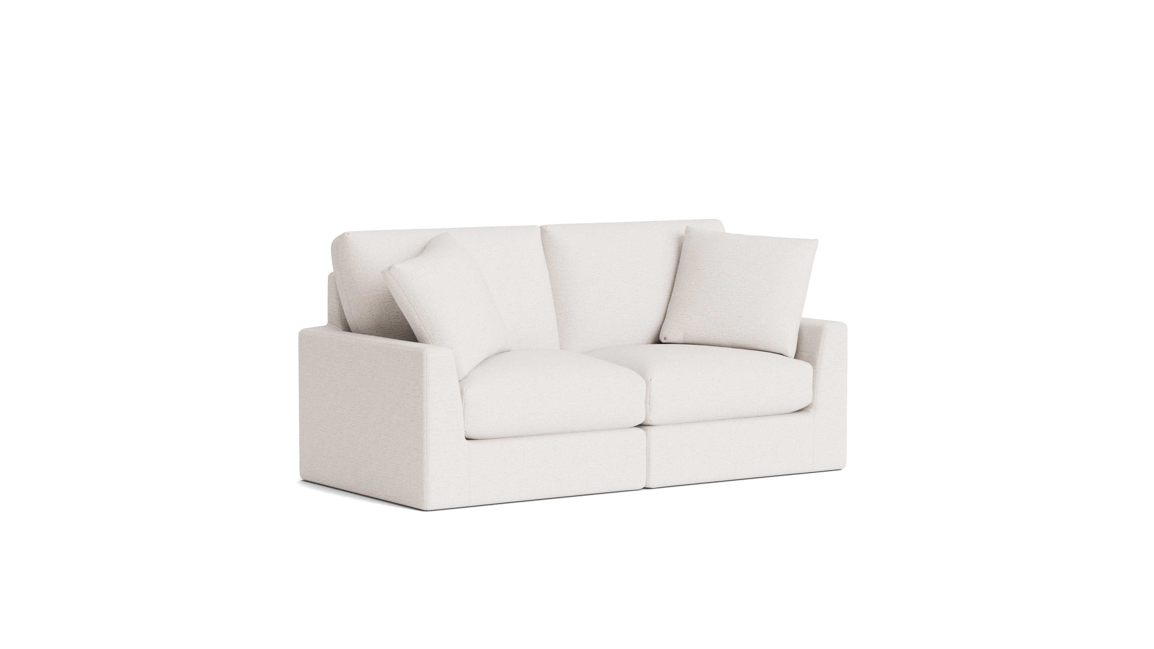 Breeze 2-Piece Modular Sofa, Standard, Nomad Snow