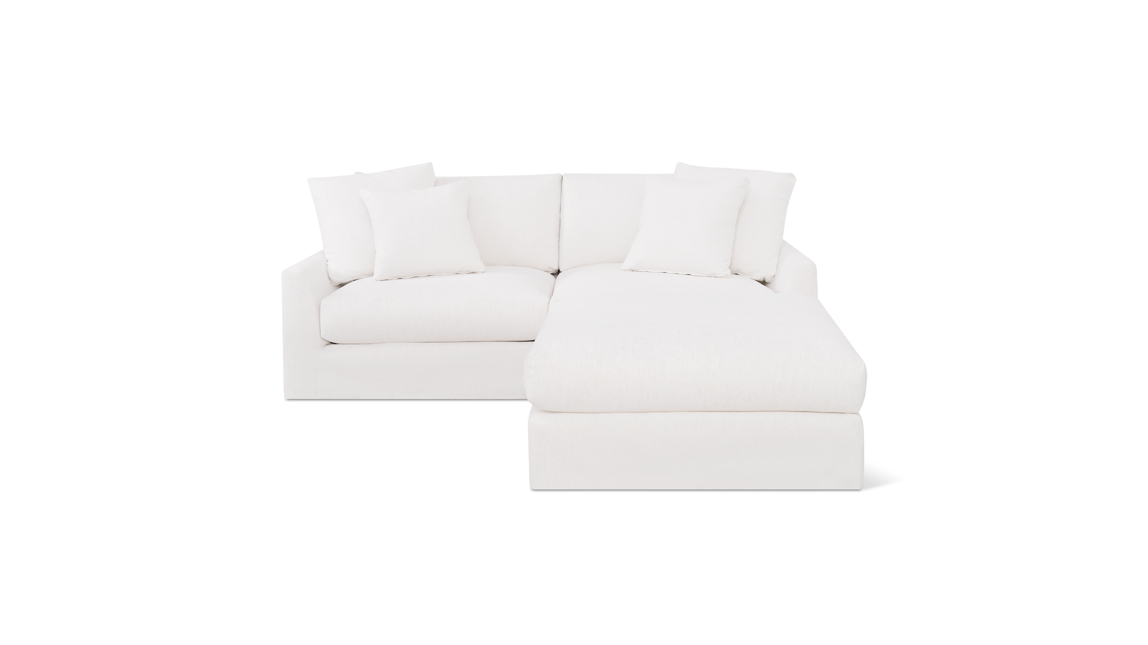 Breeze 3-Piece Modular Sectional, Large, Nomad Snow