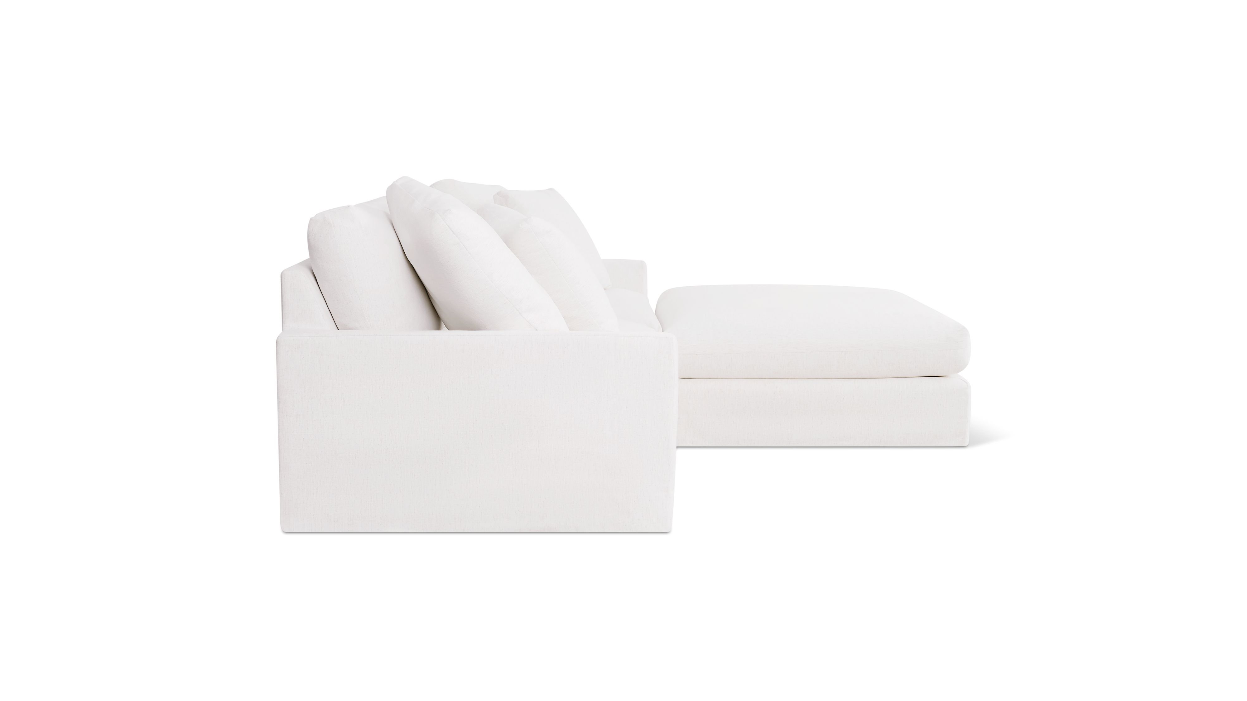 Breeze 3-Piece Modular Sectional, Large, Nomad Snow