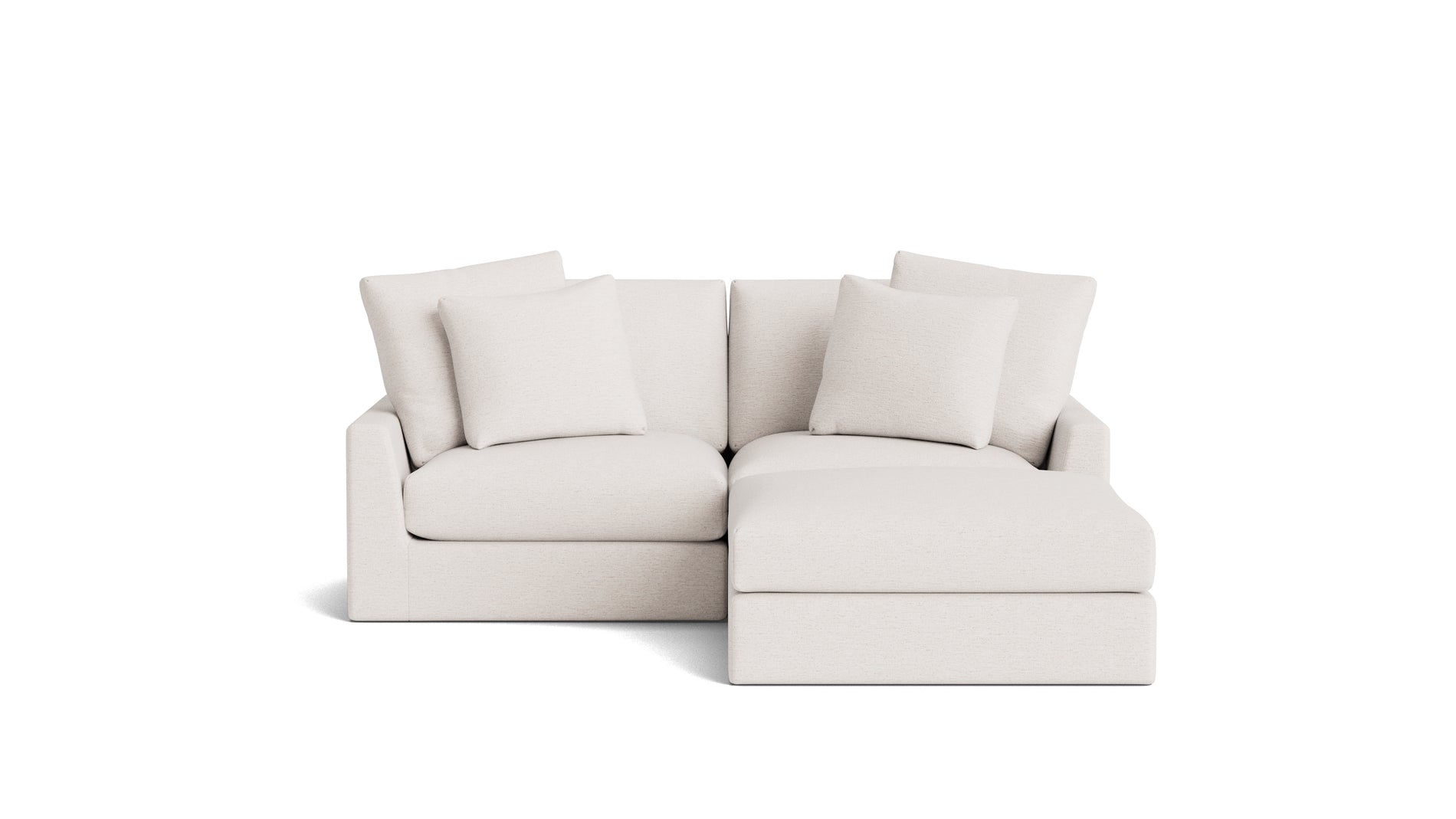 Breeze 3-Piece Modular Sectional, Large, Nomad Snow_image