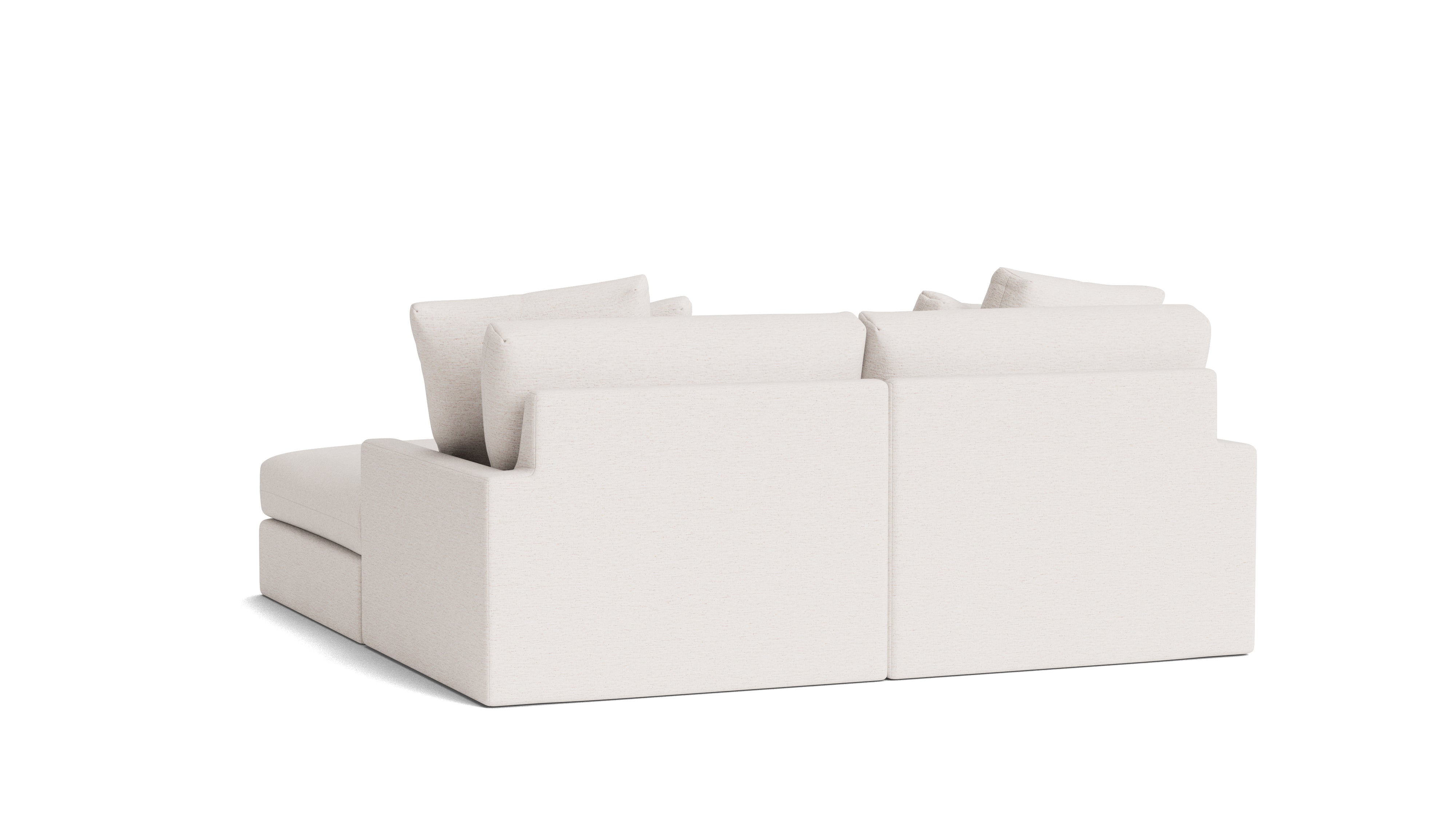 Breeze 3-Piece Modular Sectional, Large, Nomad Snow