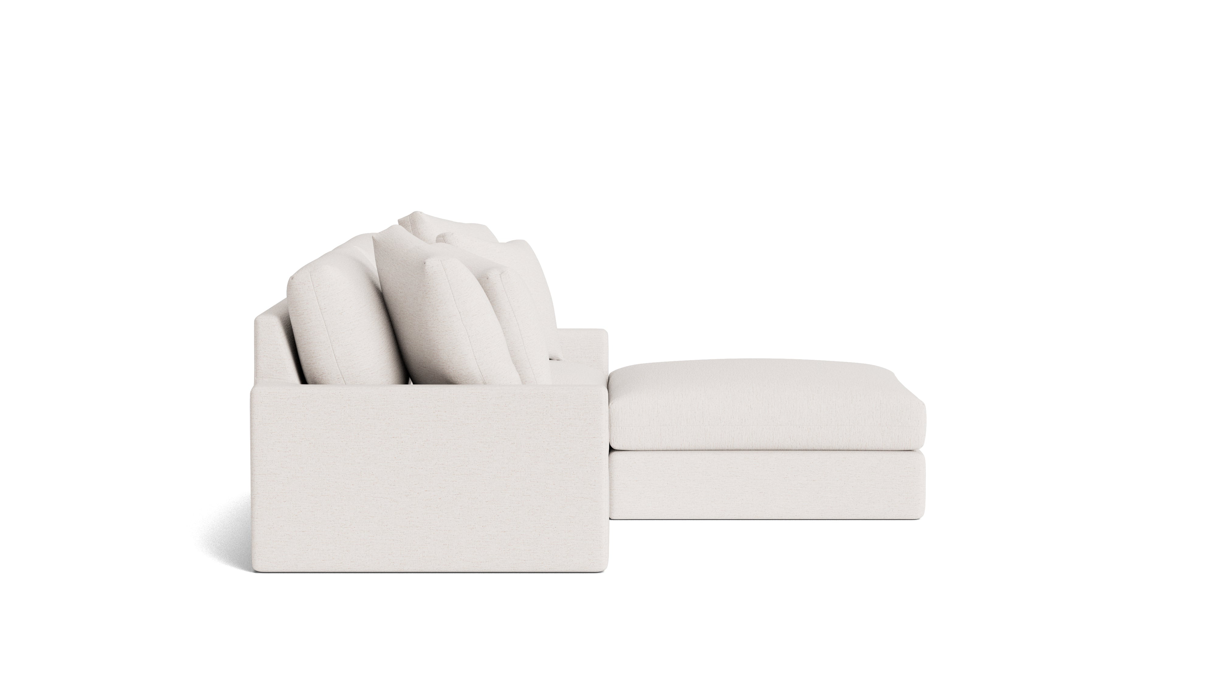 Breeze 3-Piece Modular Sectional, Large, Nomad Snow