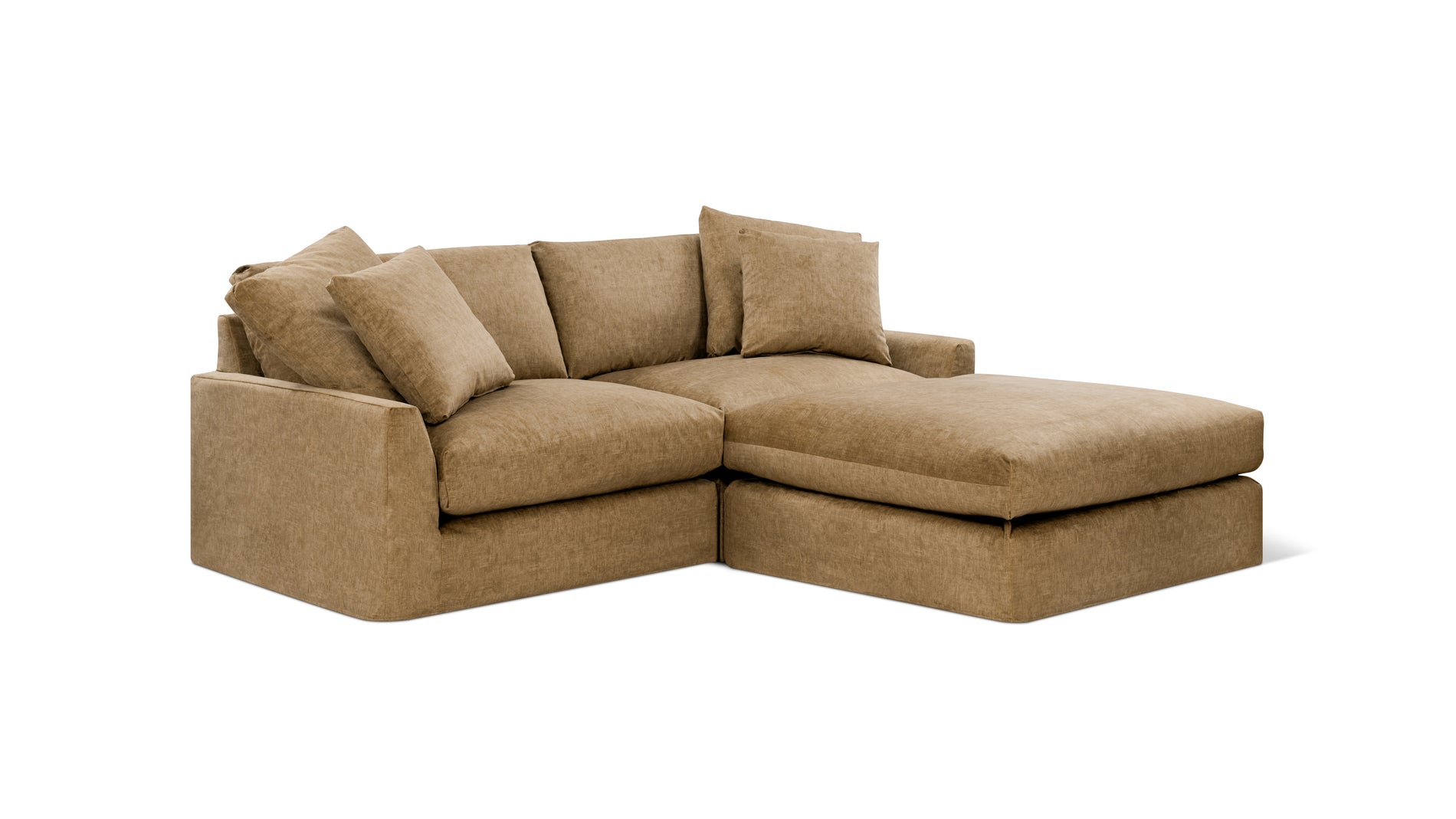 Breeze 3-Piece Modular Sectional, Large, Bronze_image