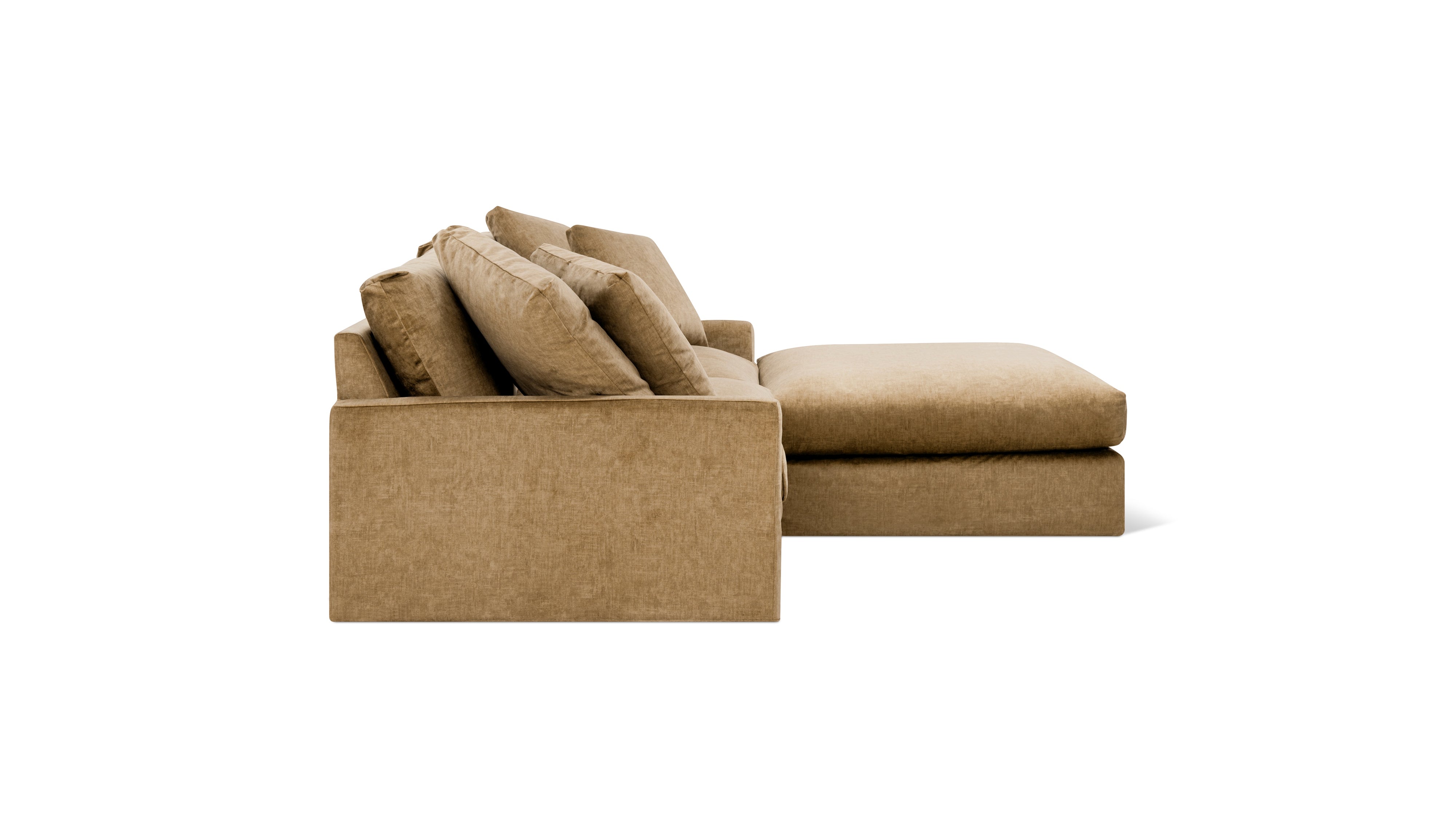 Breeze 3-Piece Modular Sectional, Large, Bronze