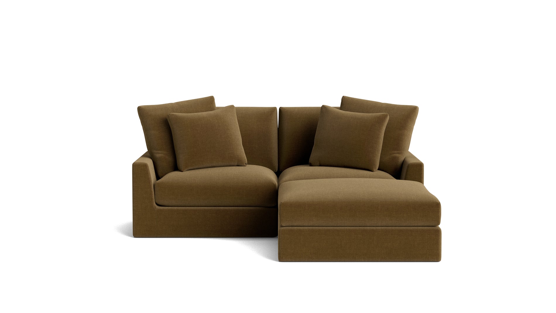 Breeze 3-Piece Modular Sectional, Large, Bronze_image