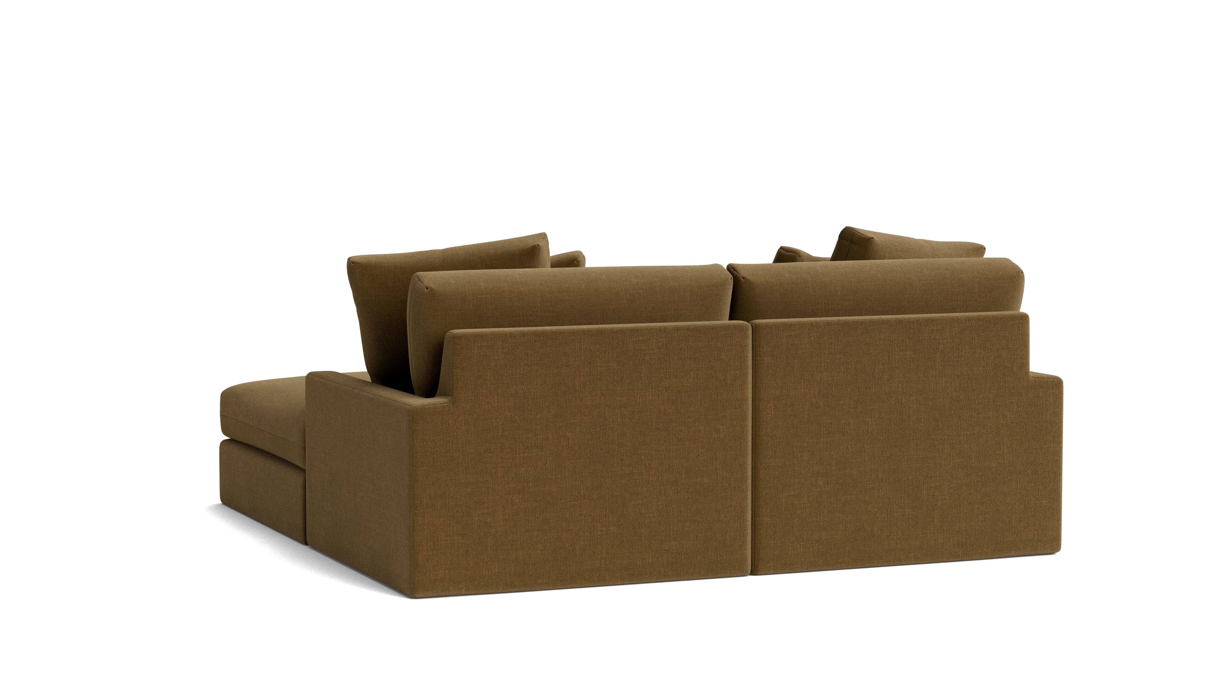 Breeze 3-Piece Modular Sectional, Large, Bronze
