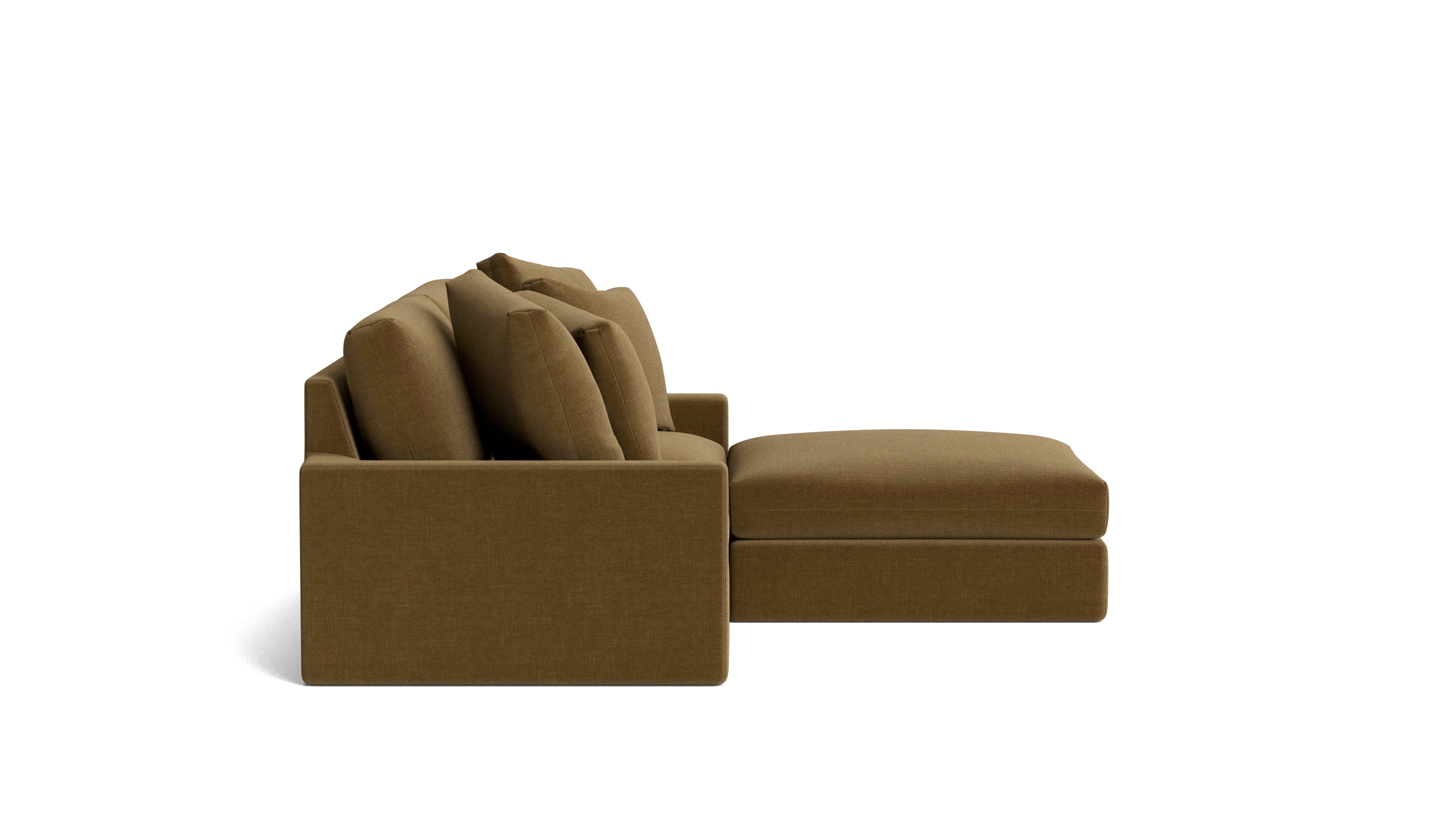 Breeze 3-Piece Modular Sectional, Large, Bronze